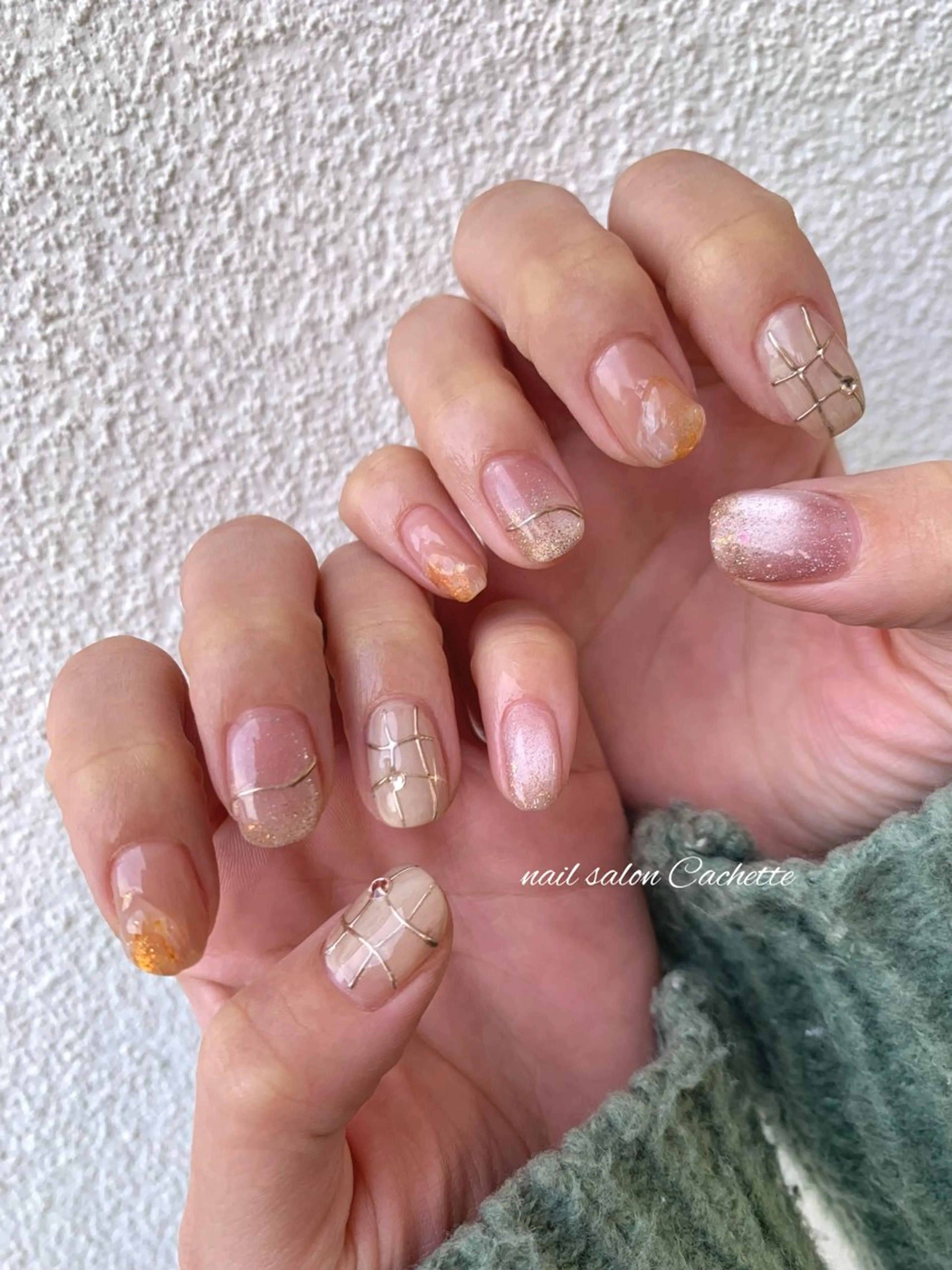 ネイル ハンドネイル ✧Cachette✧ YUKARIのネイルデザイン