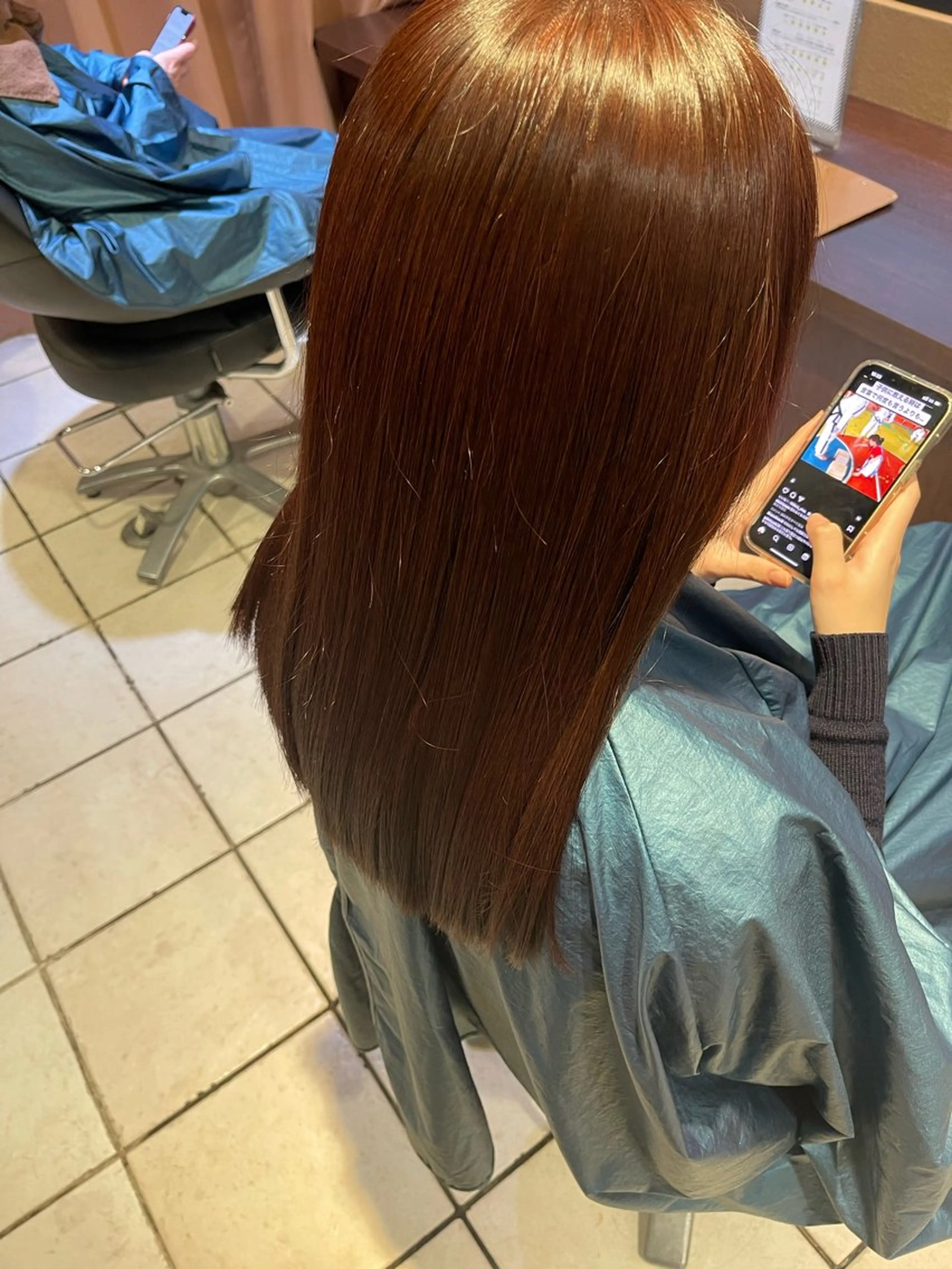セミロング Lee尼崎所属・Lee尼崎／縮毛矯正 土肥凌輔のヘアスタイル
