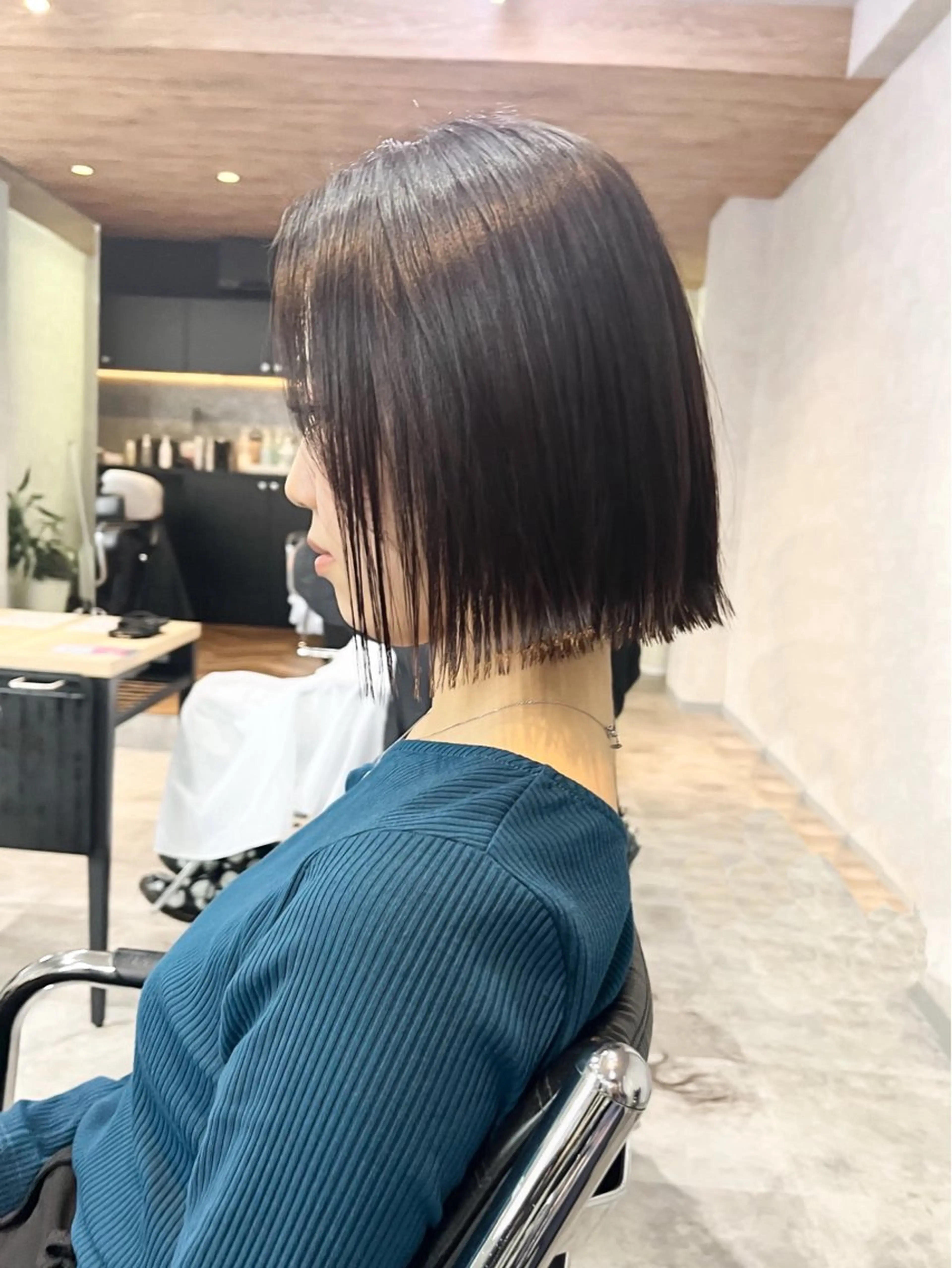 ショート カット 縮毛矯正 ボブ×縮毛矯正 ryotaのヘアスタイル