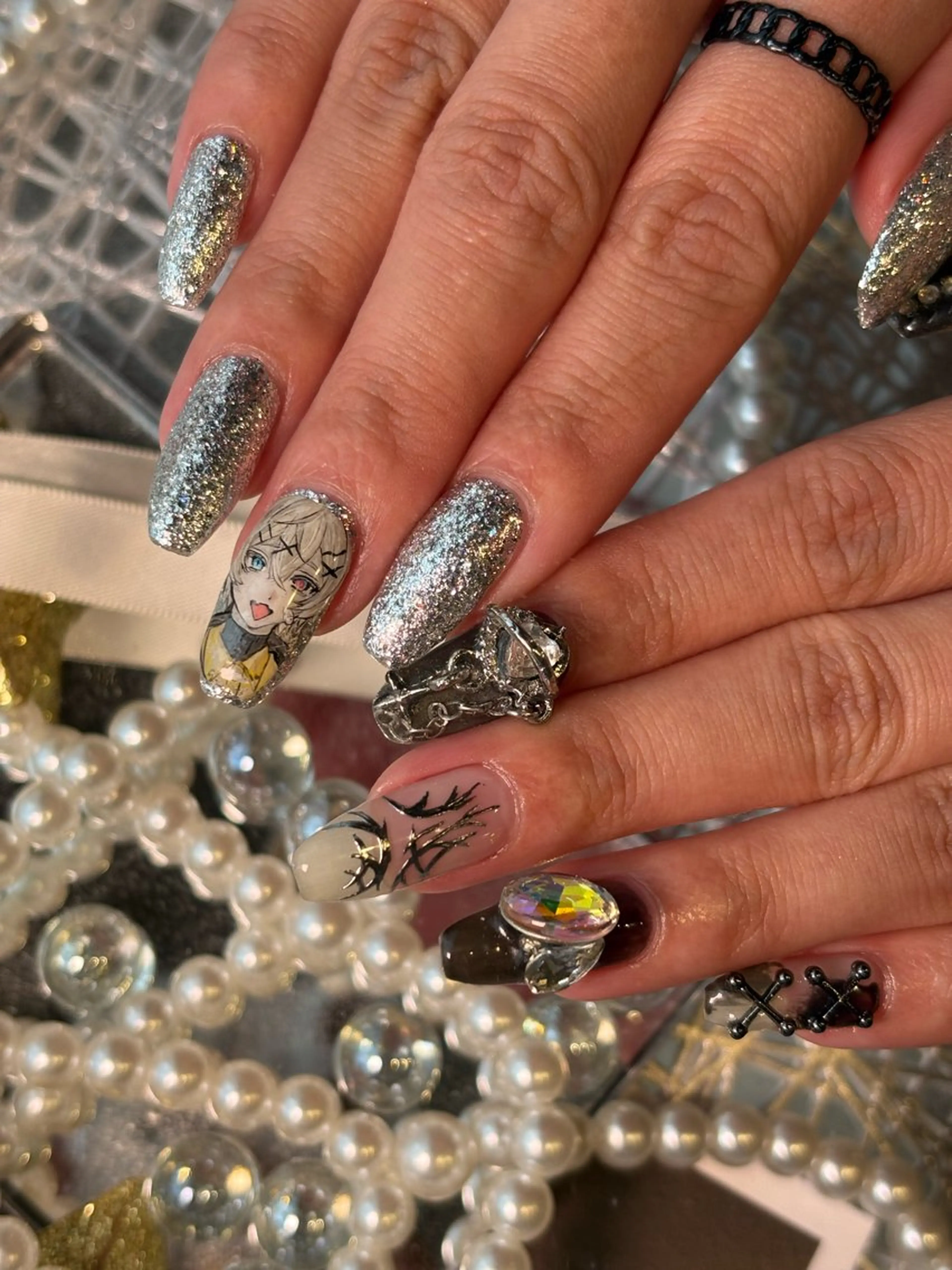 ネイル アートネイル ワンカラーネイル .8 HAREのネイルデザイン