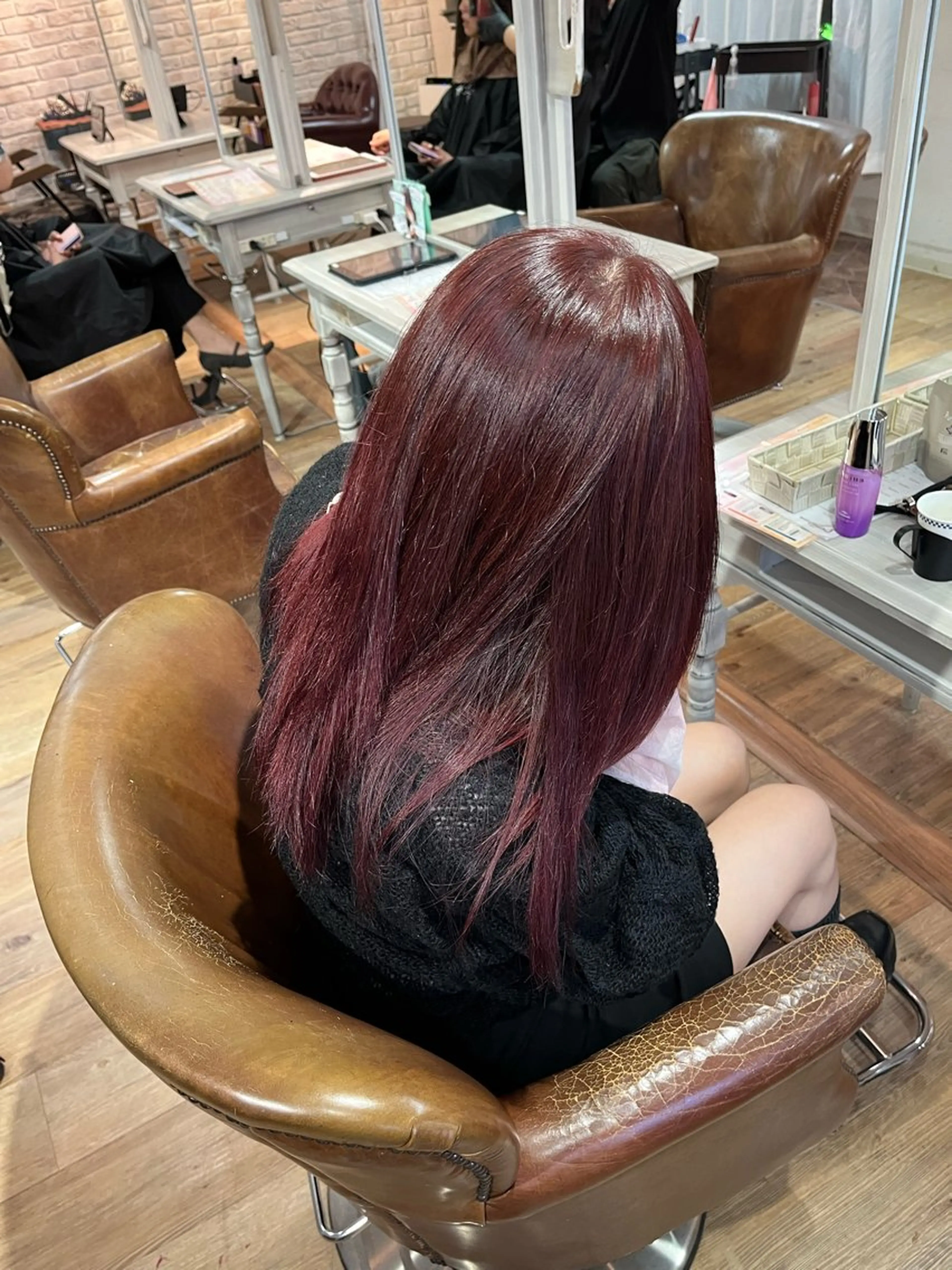 ロング カット ヘアカラー トリートメント ハイーンカラー/外国 人風カラー/ミノリのヘアスタイル