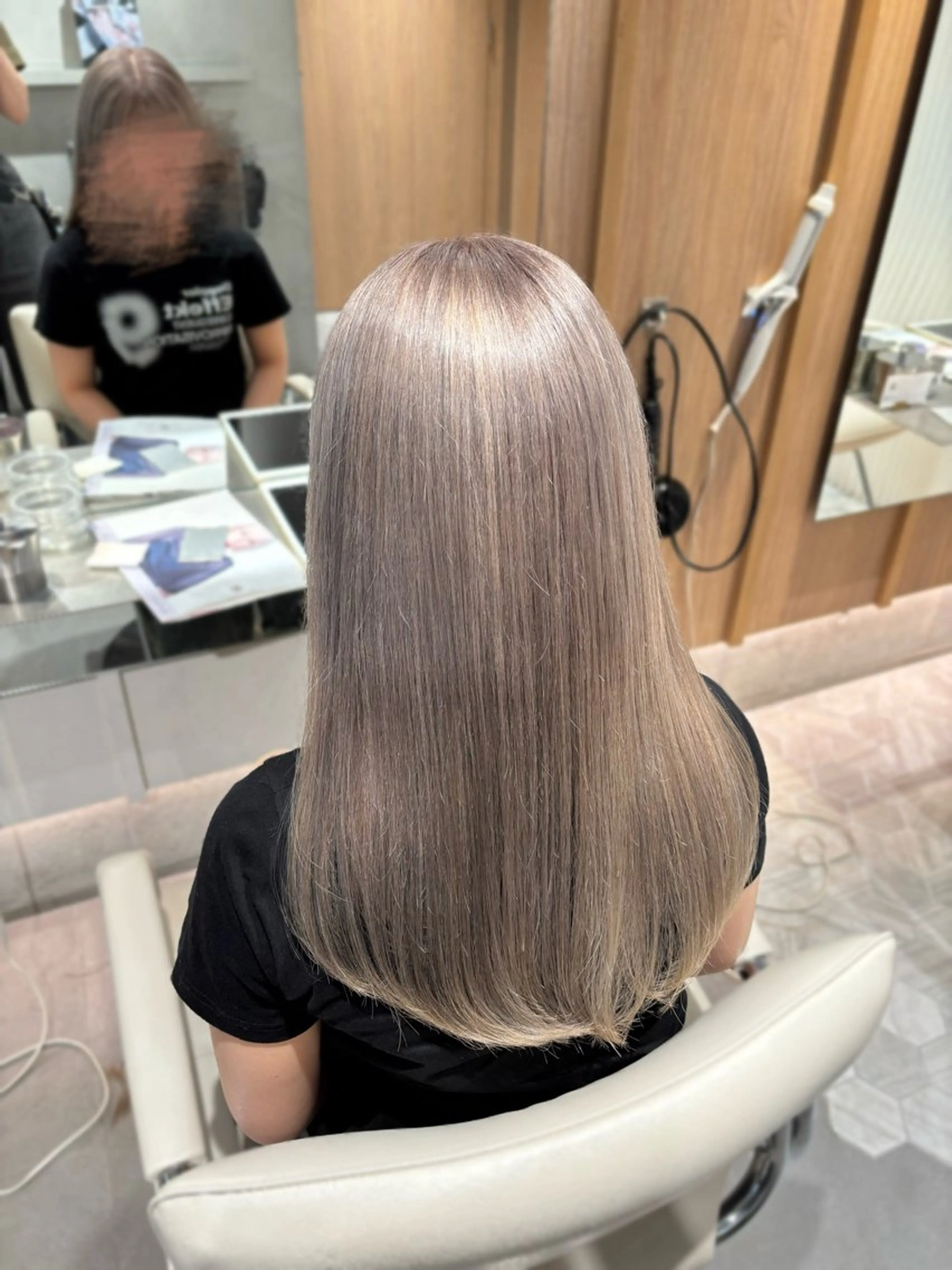 カラー ベージュカラー ホワイトベージュ ヘアカラー トリートメント ヘアセット ショートカット/ yuiのヘアスタイル