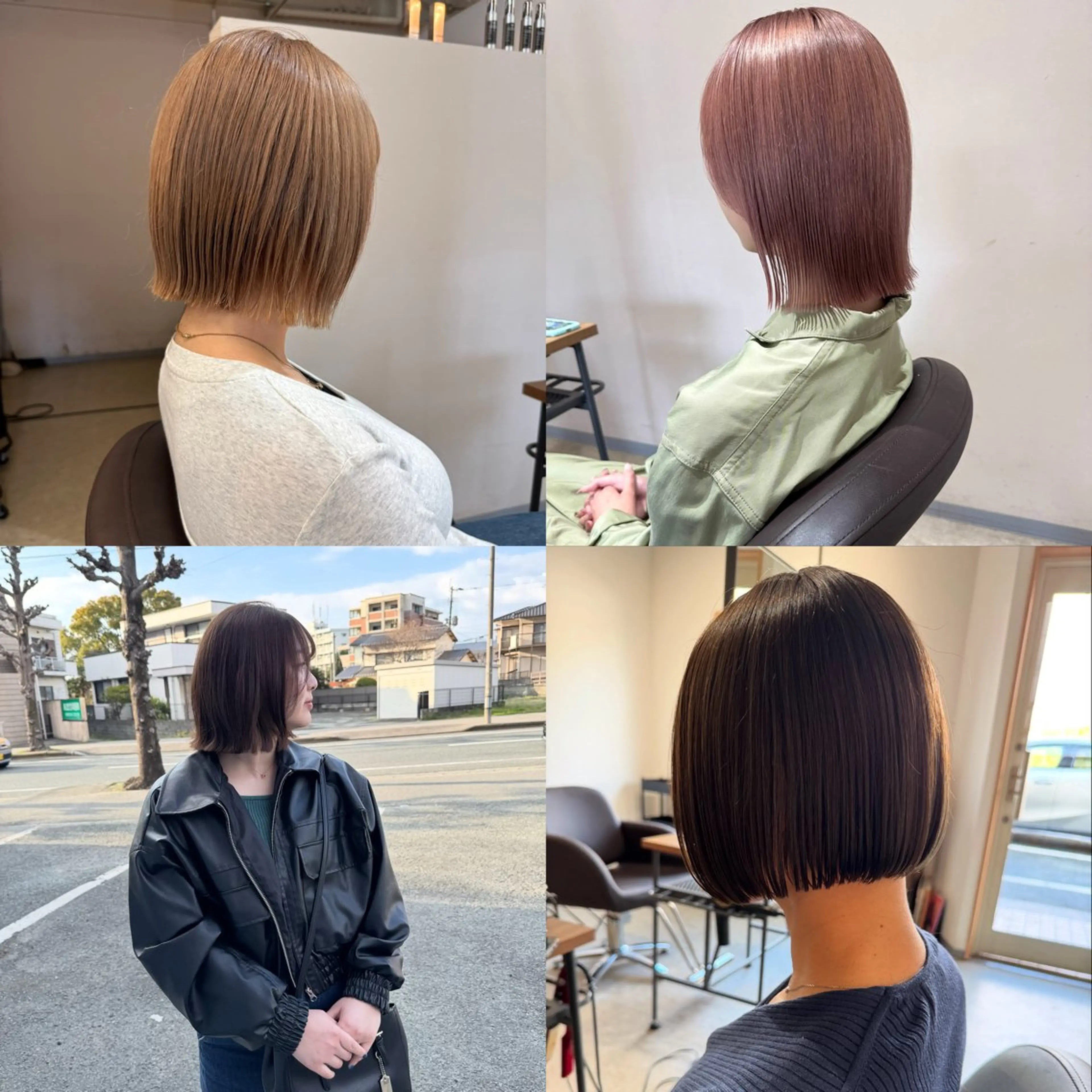 ショート ボブレイヤー ボブ 韓国風ヘア レイヤーカット ショートヘア カット ✨髪質改善美髪矯正✨ ボブ/韓国レイヤー✨のヘアスタイル