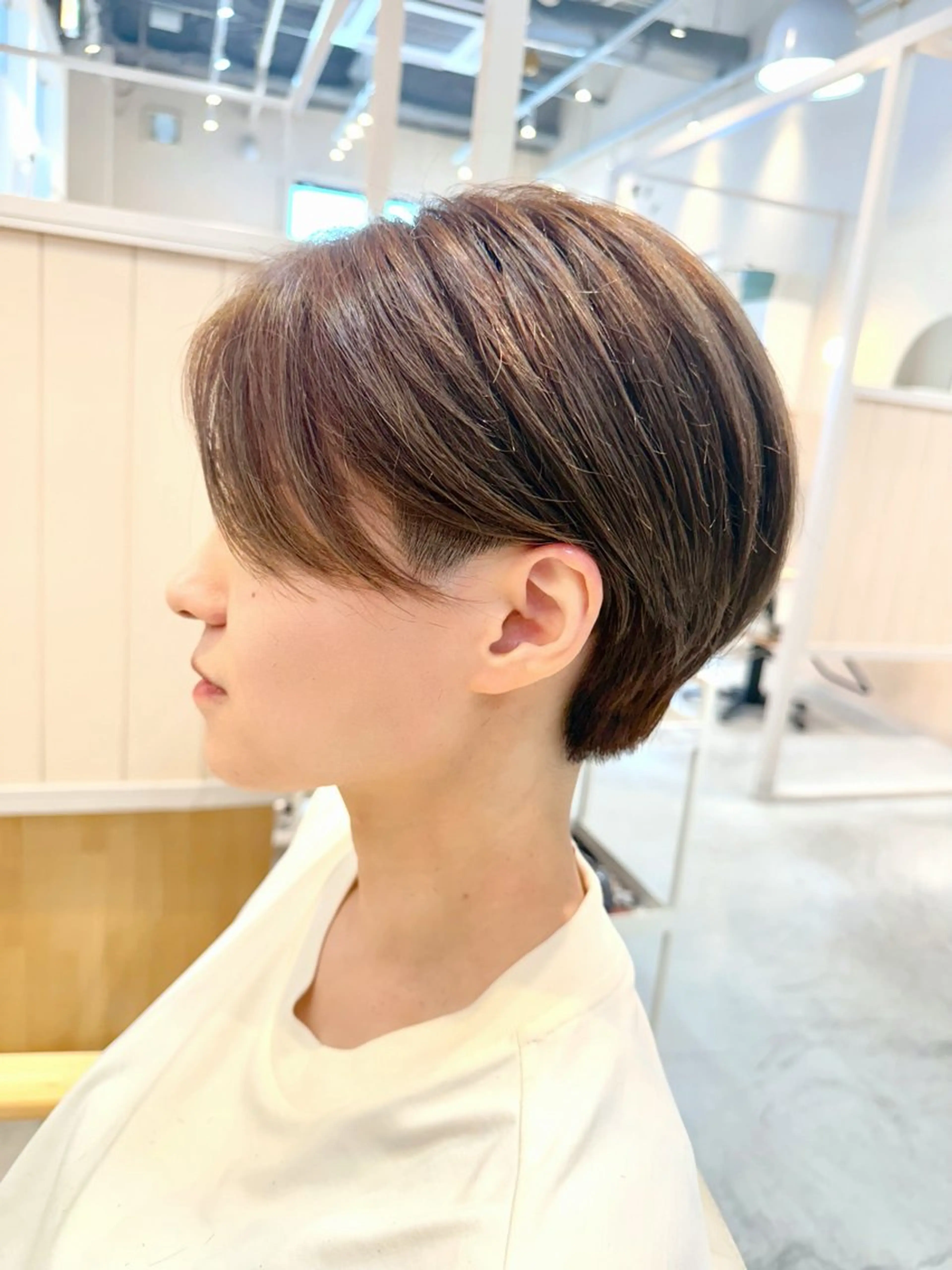 ショート カット ヘアカラー 原田 大希のヘアスタイル