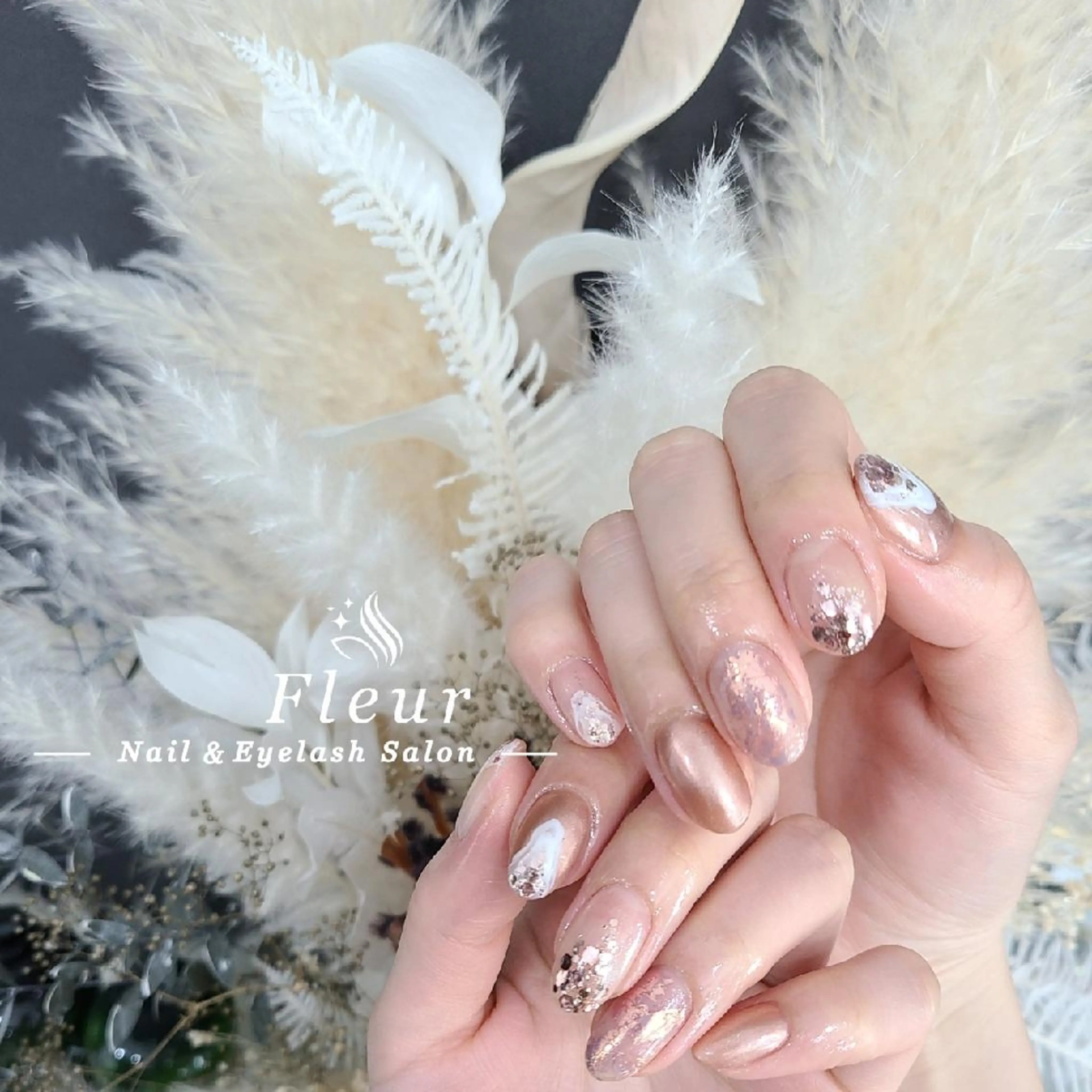 ネイル ハンドネイル nail&eye ♡Fleur♡のネイルデザイン