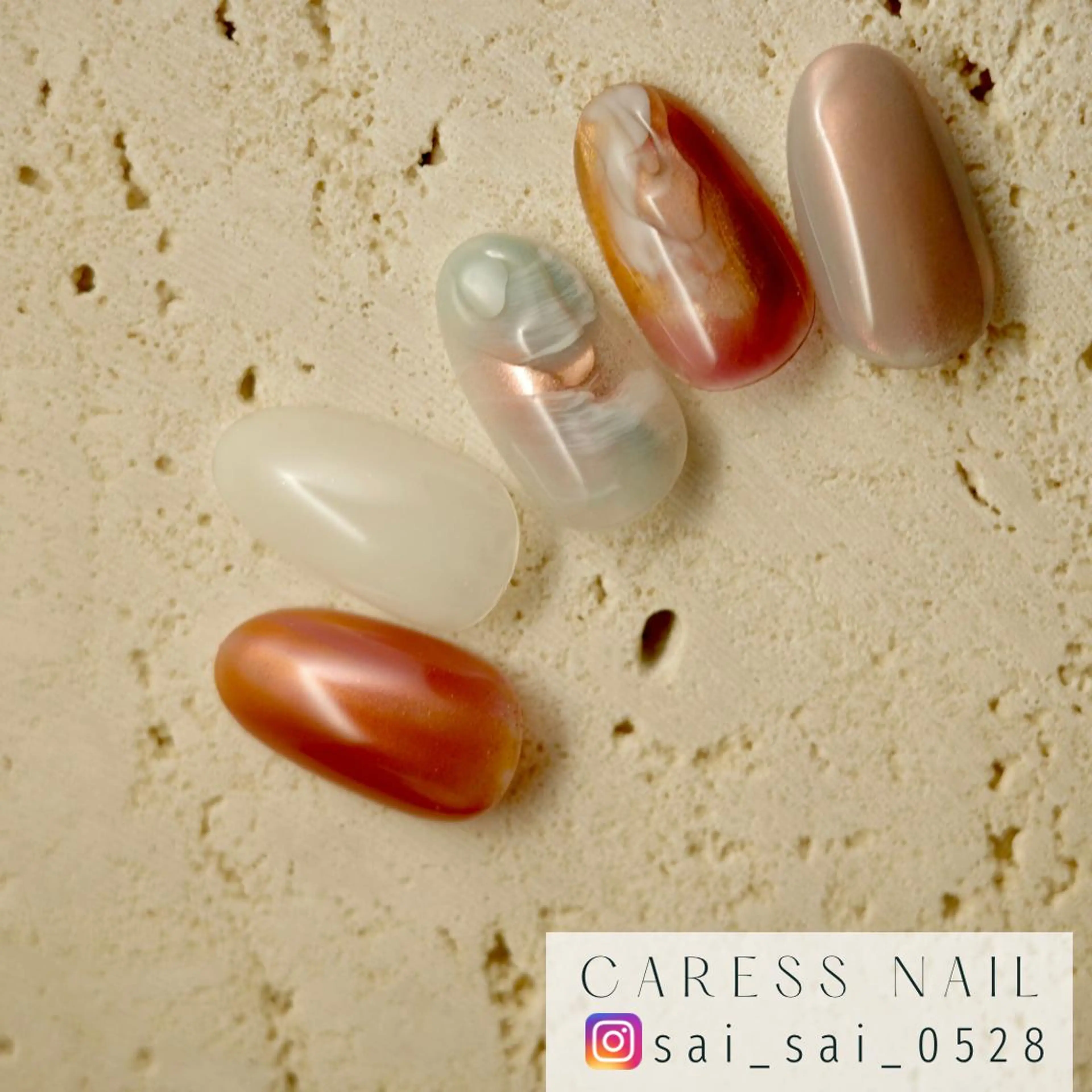 ネイル caress  nail カレスネイル　代々木上原所属・カレスネイル さいのネイルデザイン