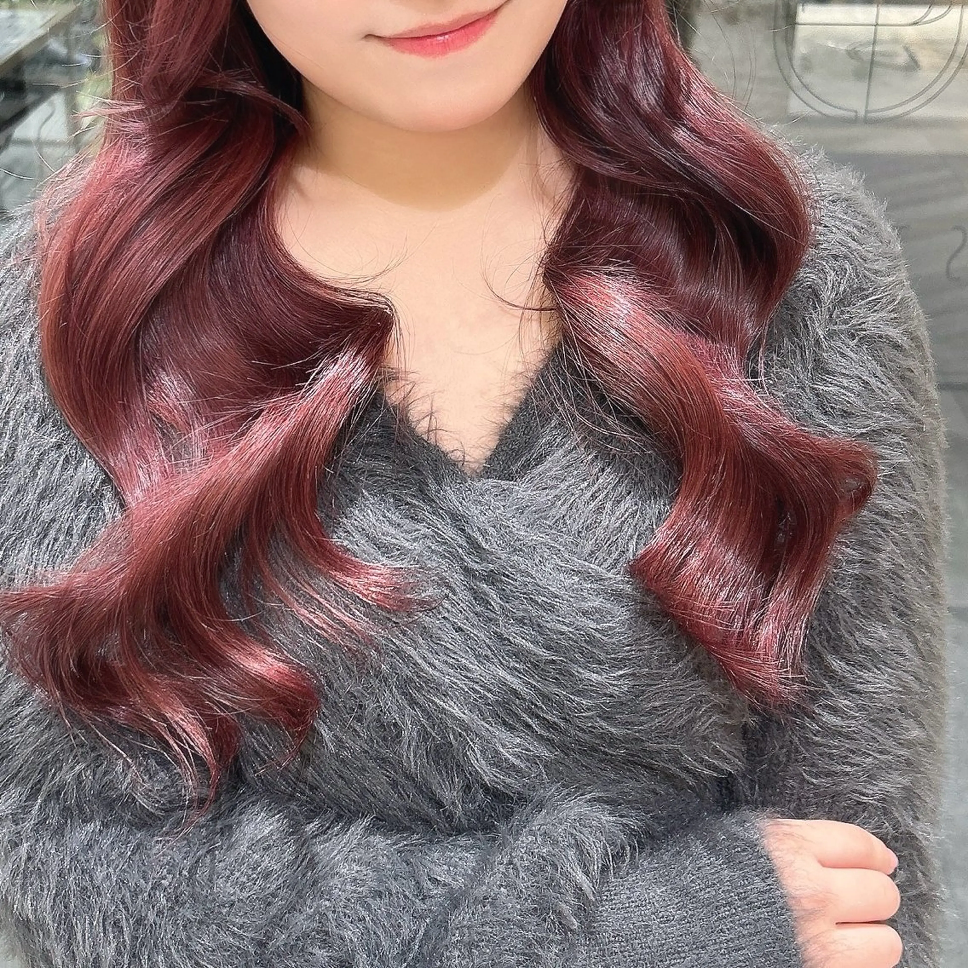 ロング カラー ヘアカラー 🇰🇷韓国スタイル /束間まつげ🎀ミキのヘアスタイル