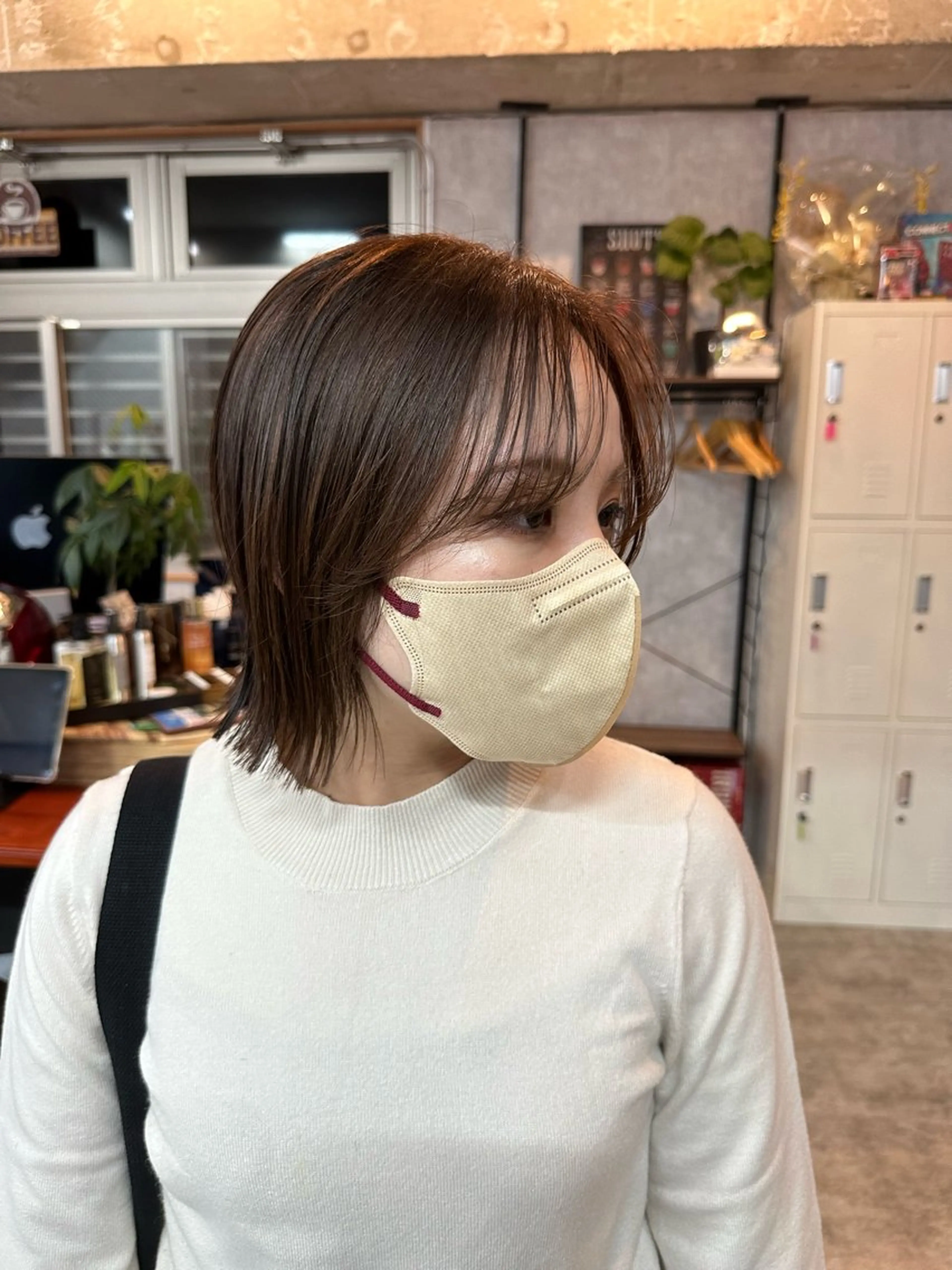 ショート 切りっぱなしボブ ショートボブ ハンサムショート 丸みショート ボブ カット ヘアカラー トリートメント C’LD hair  produce /シールドヘア所属・モテ髪/ボブ/ショー ト/アダチフウトのヘアスタイル