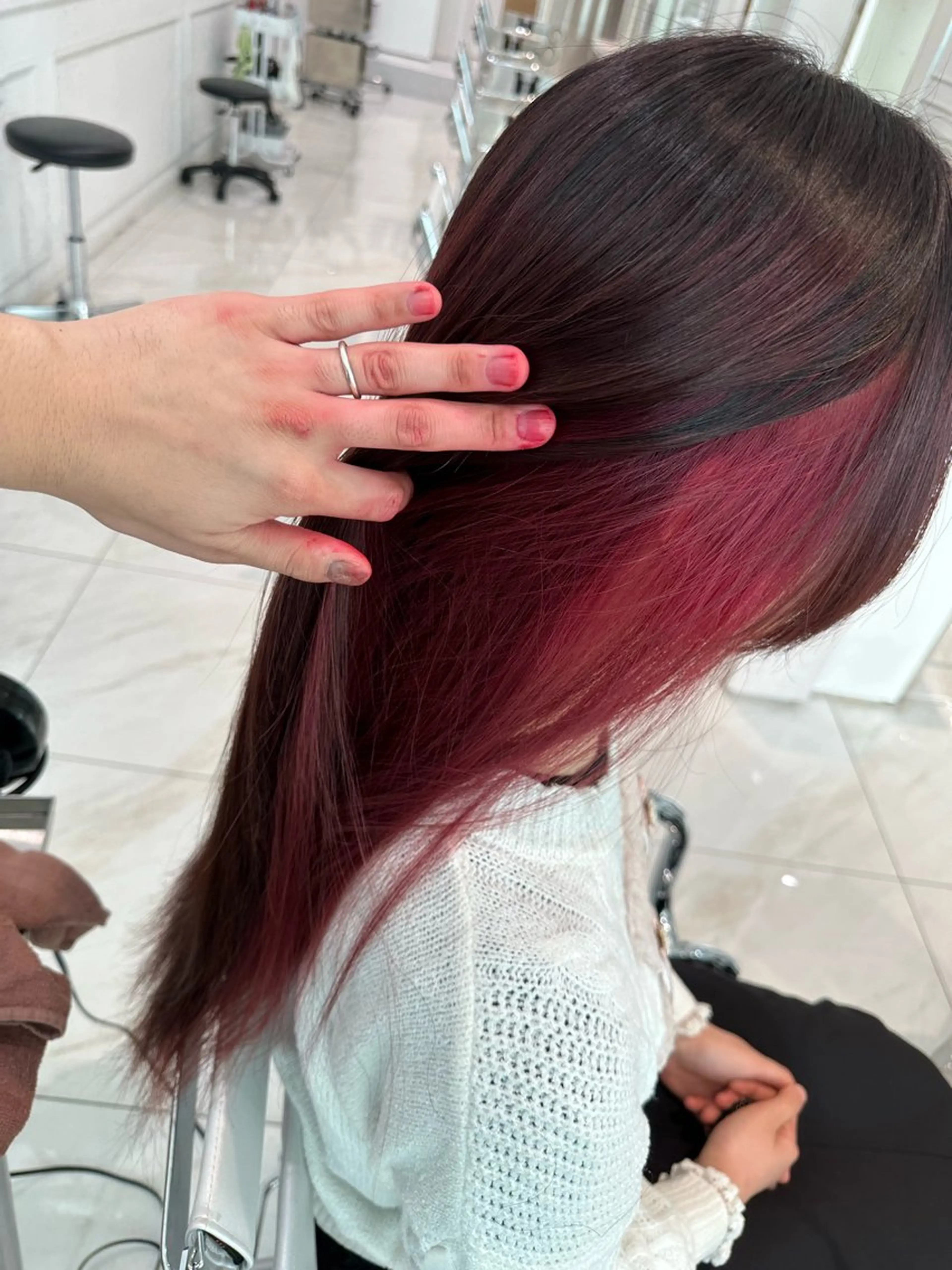 インナーカラー＋トリートメント【イルミナカラー使用🎖️】の写真