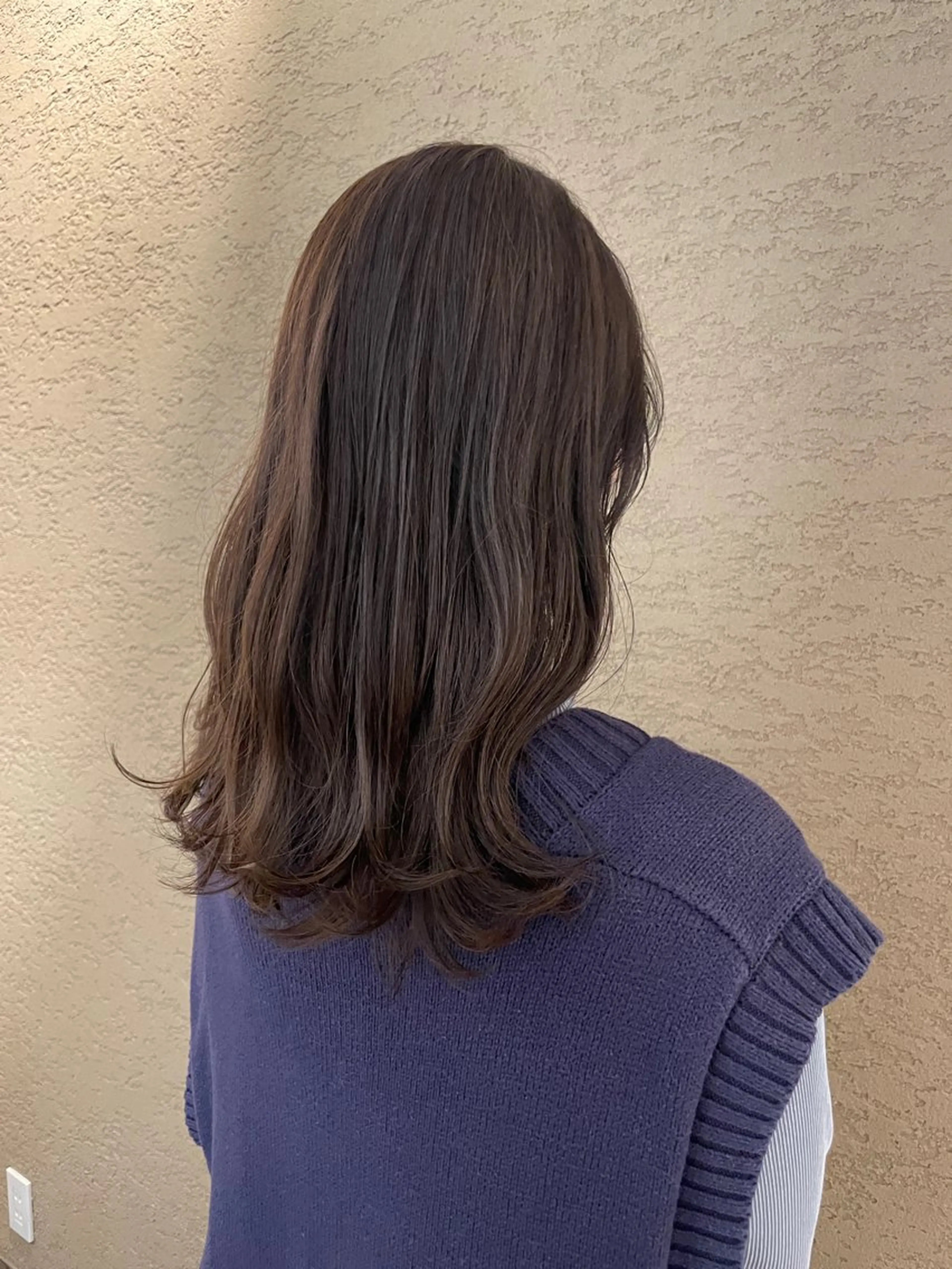 似合わせカット+ケアトリートメント付きダブルカラーの写真