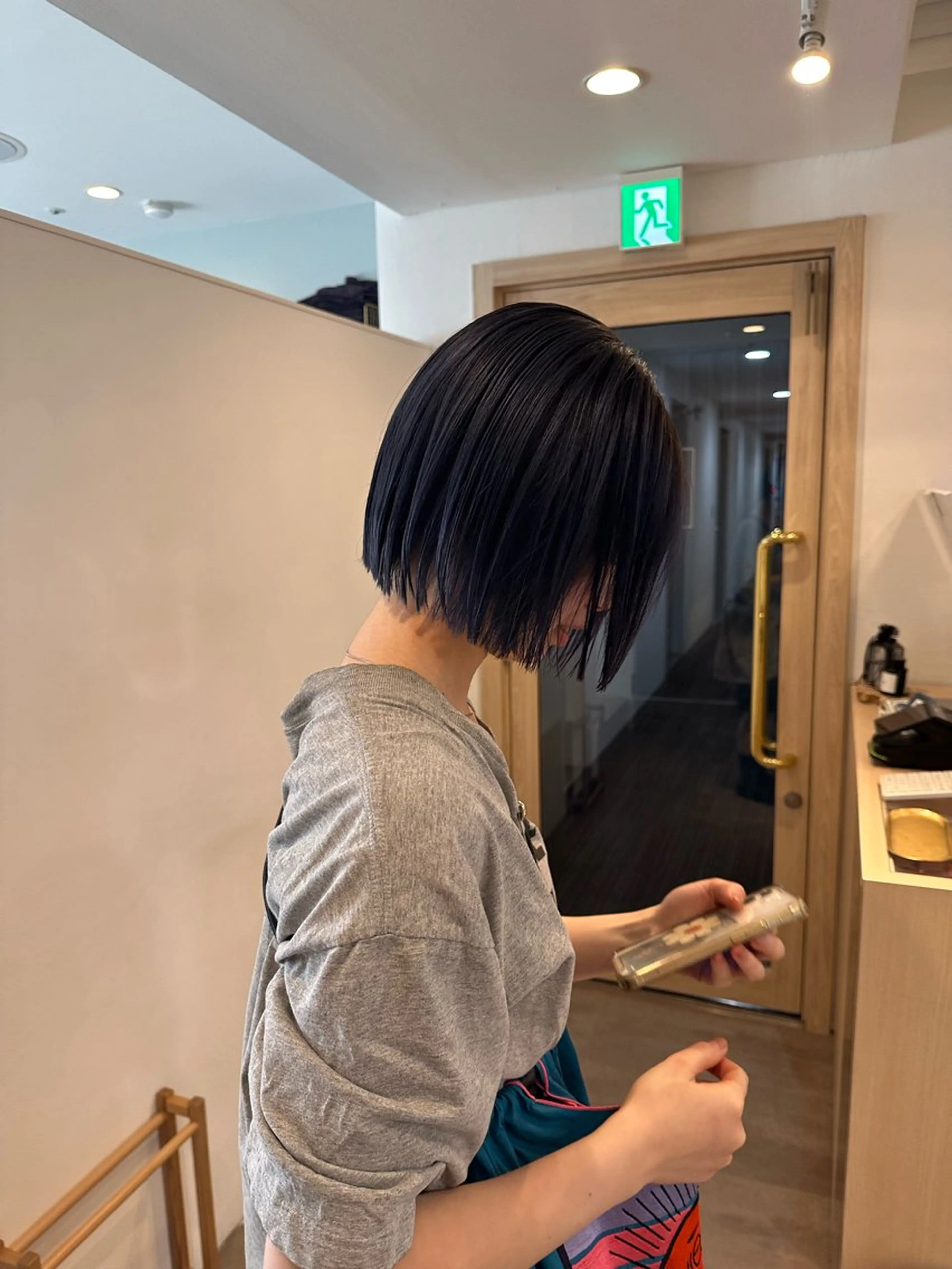 ミディアム カラー カット ヘアカラー トリートメント 梅田/柔らかカラー/ オオハシ リナコのヘアスタイル