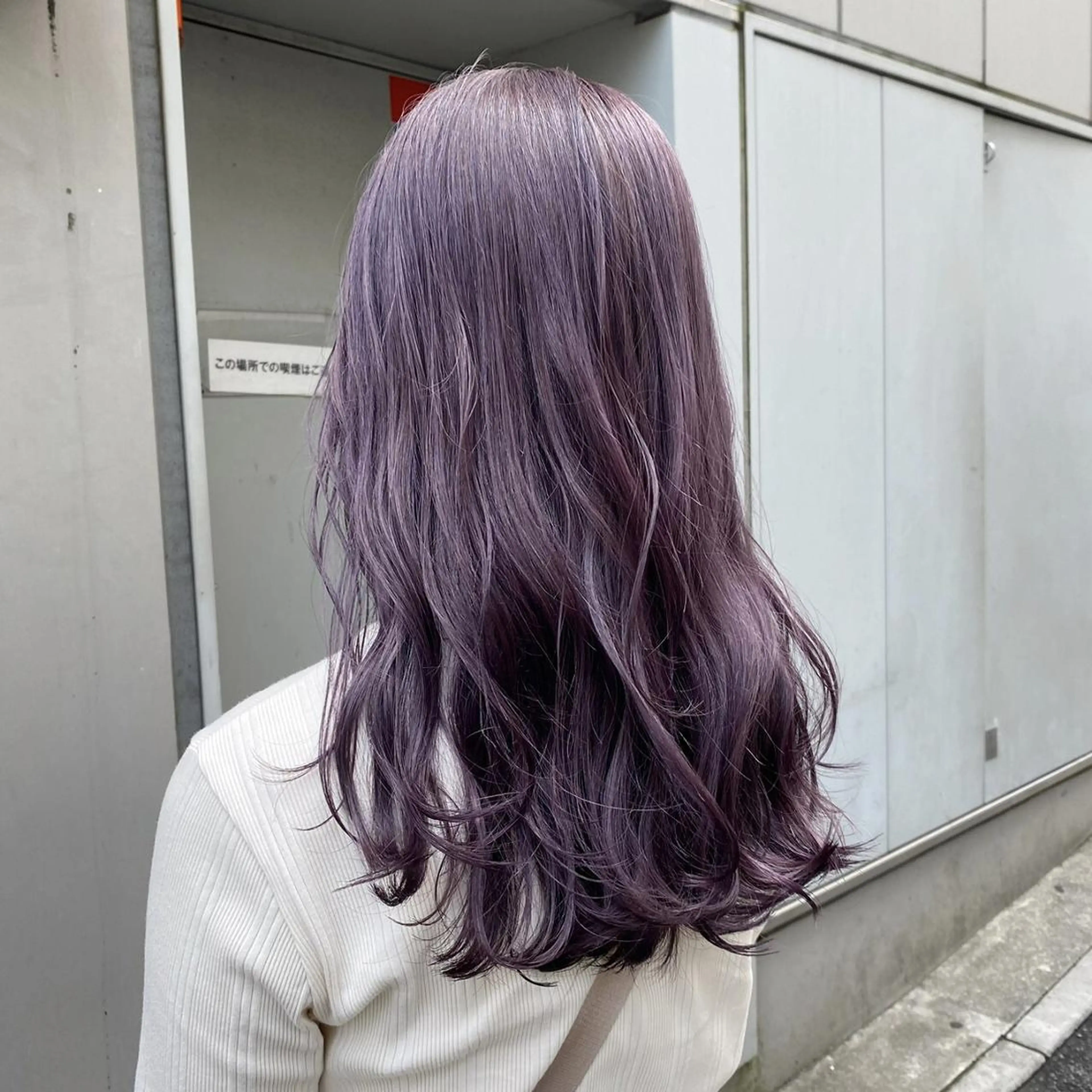 セミロング ヘアカラー トリートメント 🎀愛されピンク ラベンダー💜ゆいのヘアスタイル