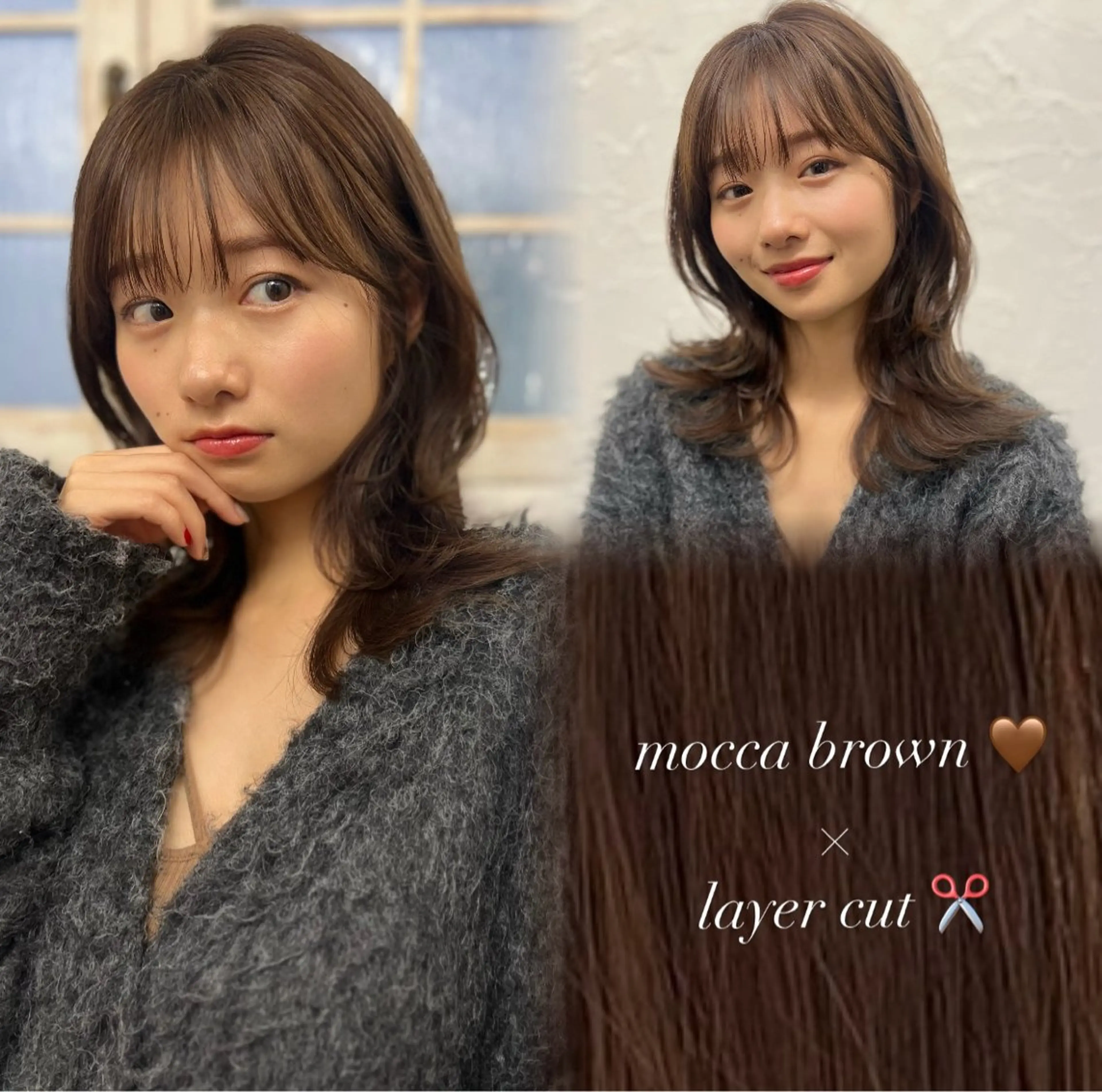 ロング カラー カット レイヤー/似合わせ /もえ🍊のヘアスタイル