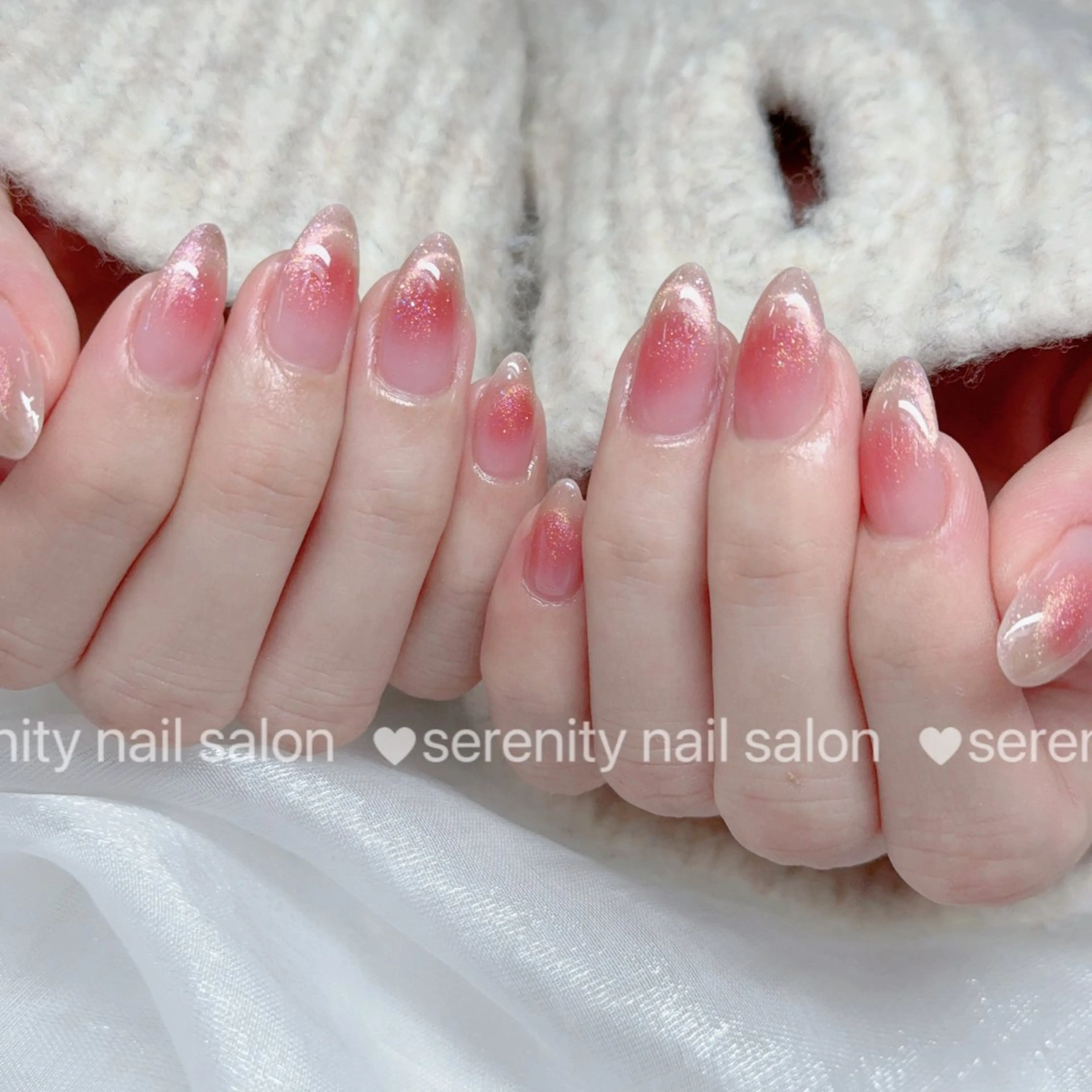 ネイル ハンドネイル ハンドケア ✨Serenity ワンホンネイルのネイルデザイン