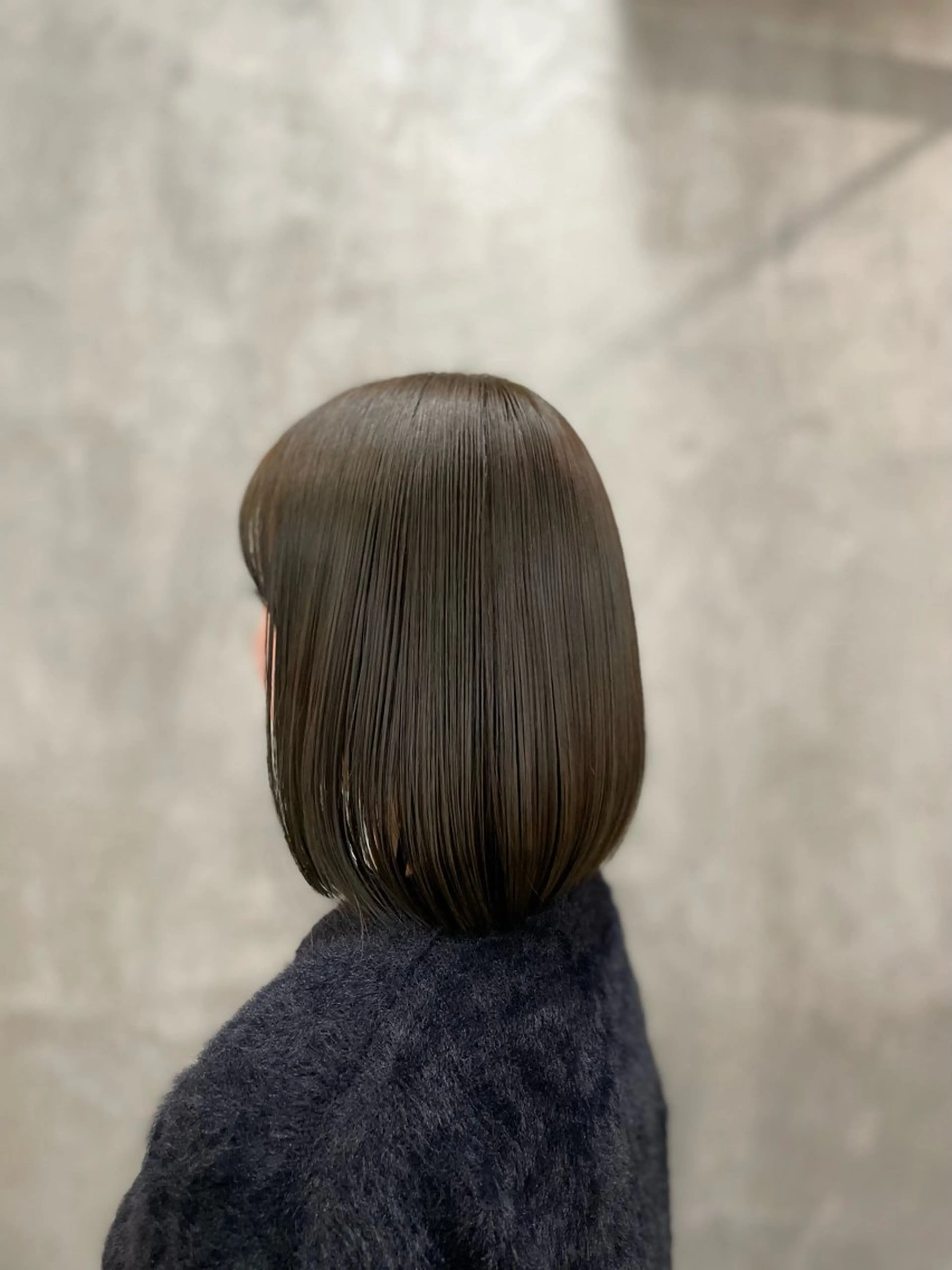 ミディアム カラー ヘアカラー 星野 千智のヘアスタイル