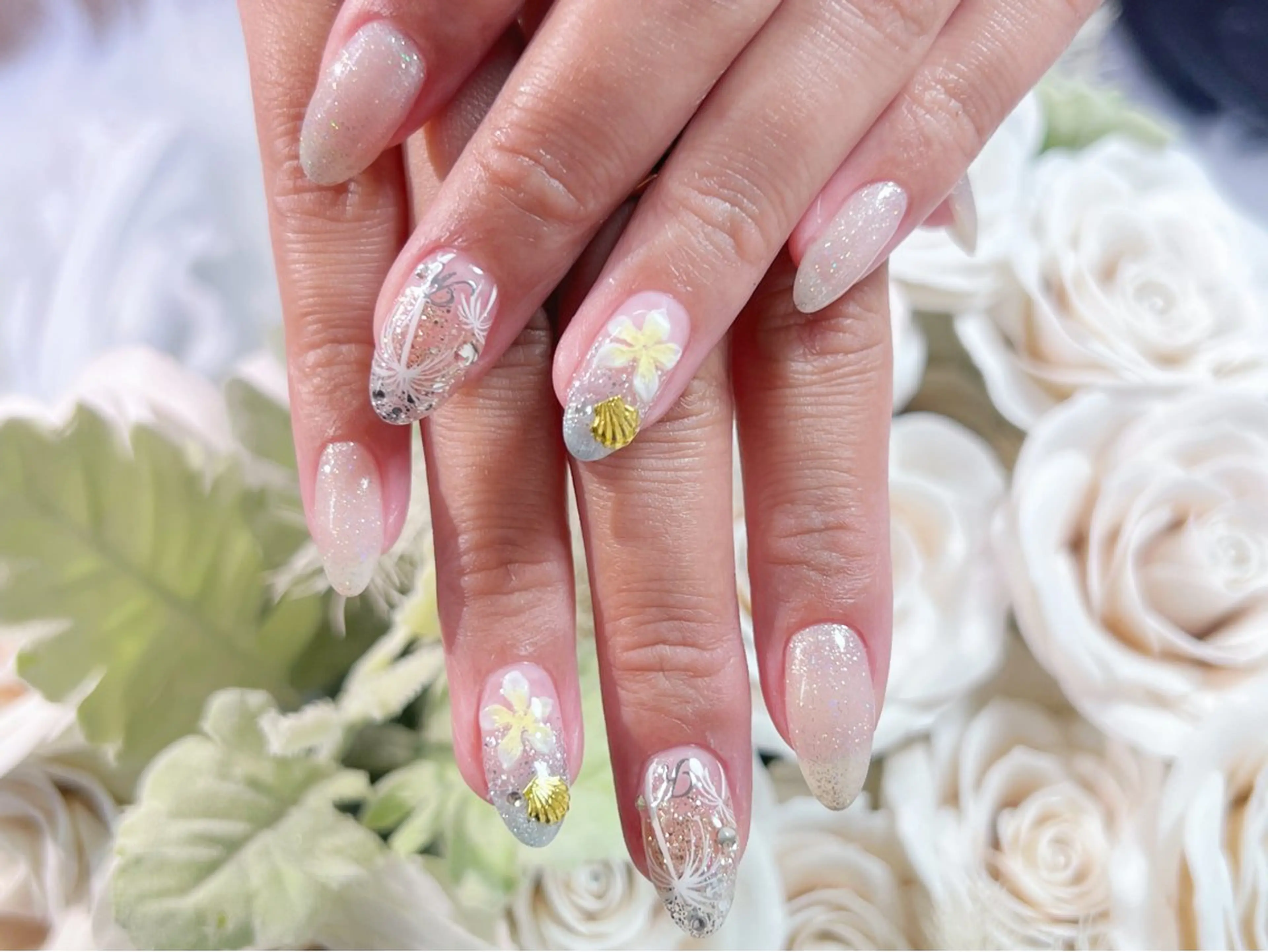ネイル ロングネイル 持ち込み スカルプネイル ワンホンネイル ハンドネイル Painty所属・Painty nailのネイルデザイン