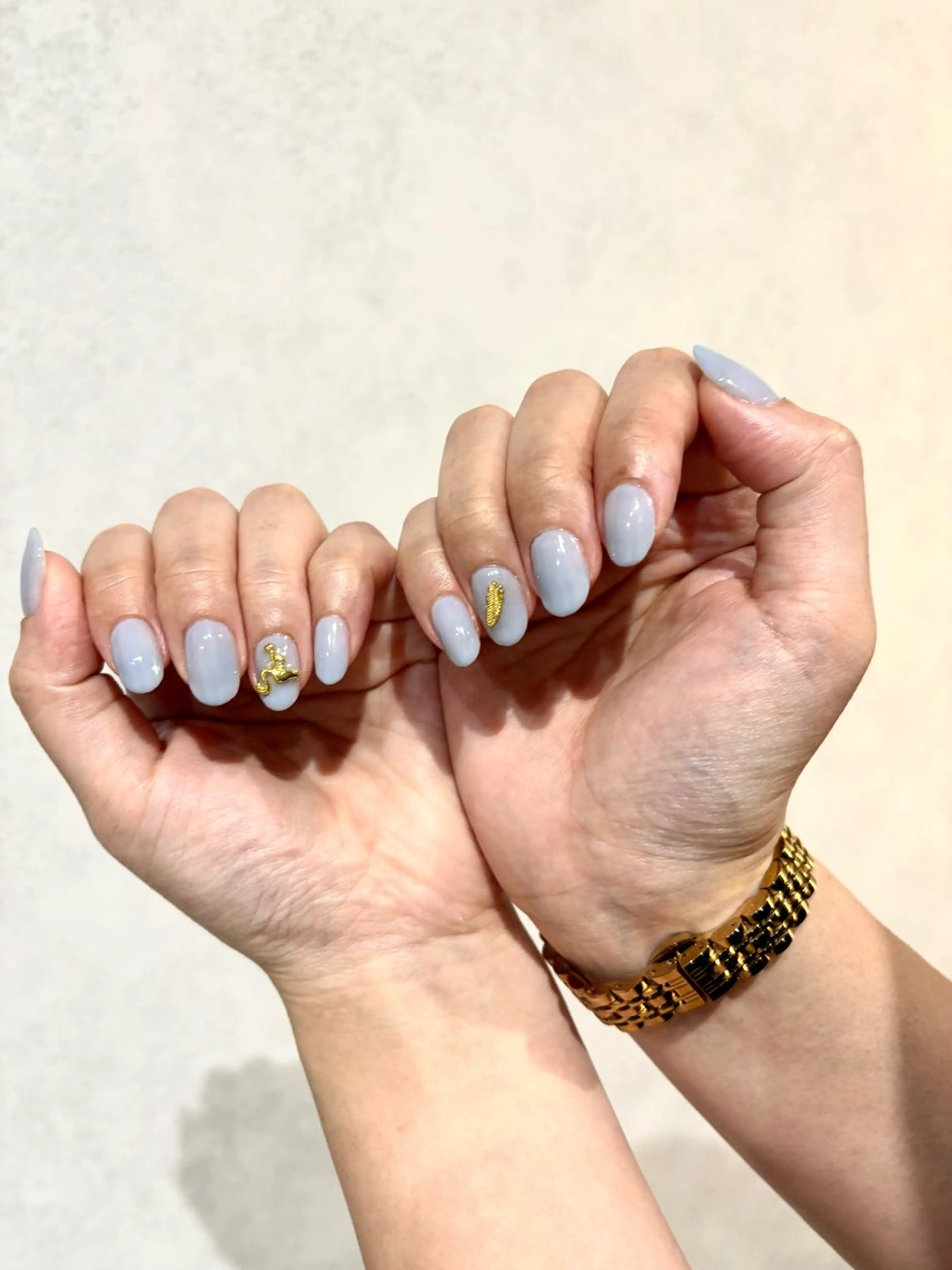 ネイル ブルー neo.nail柏 Mutsumiのネイルデザイン