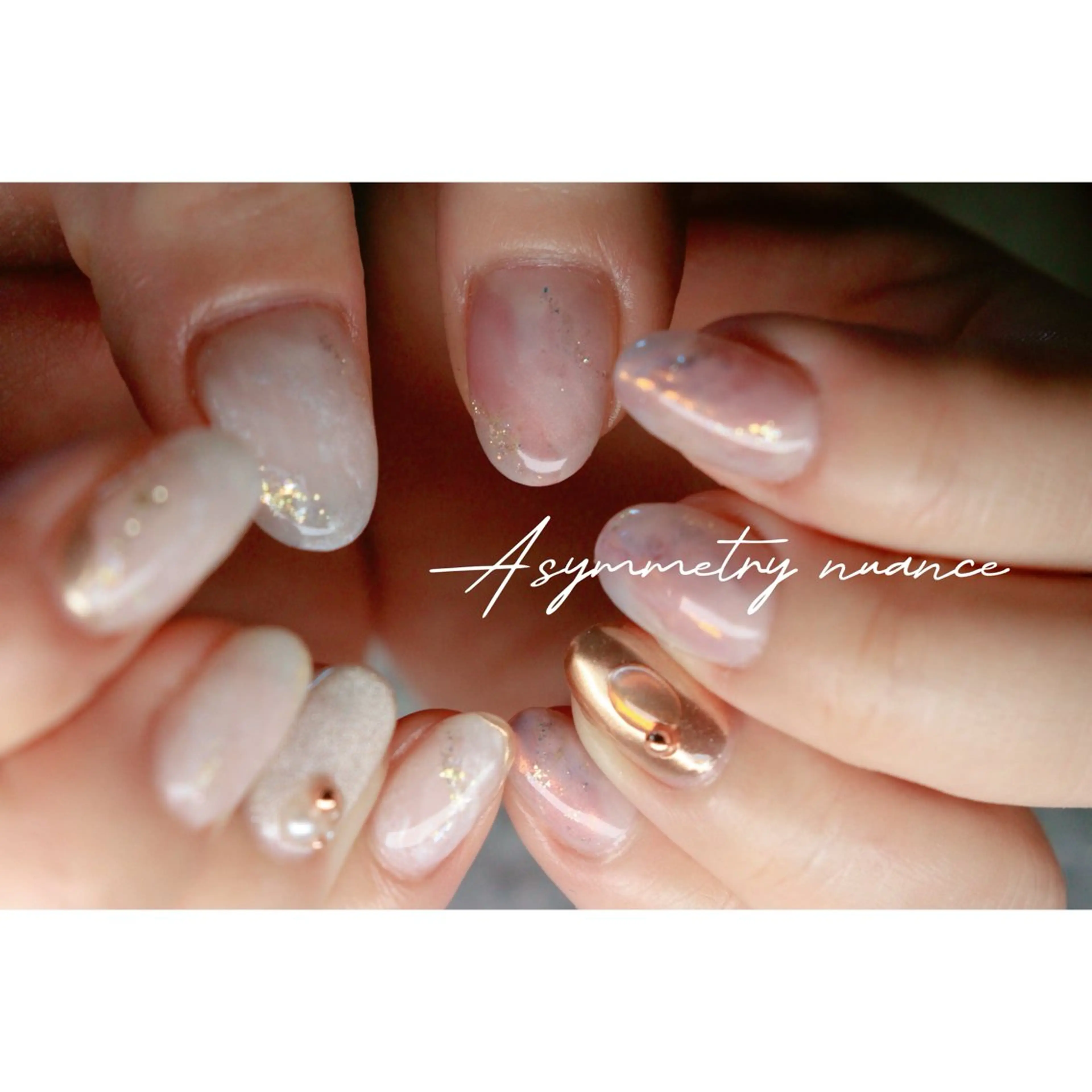 ネイル ニュアンスネイル ハンドネイル mapple nailのネイルデザイン