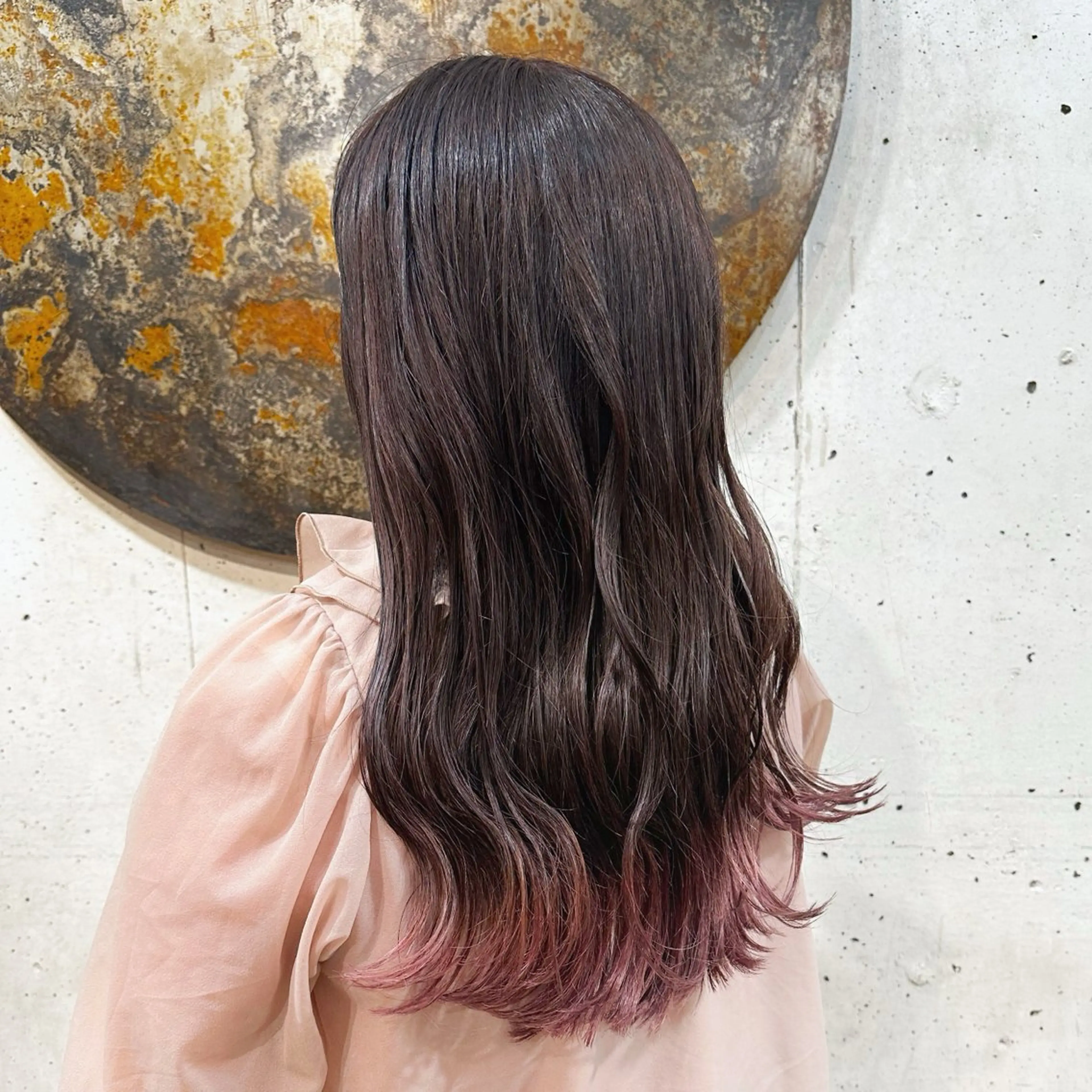 ロング カラー ブリーチ カット ヘアカラー トリートメント ボブ/レイヤー /服部ルミナ🦋のヘアスタイル
