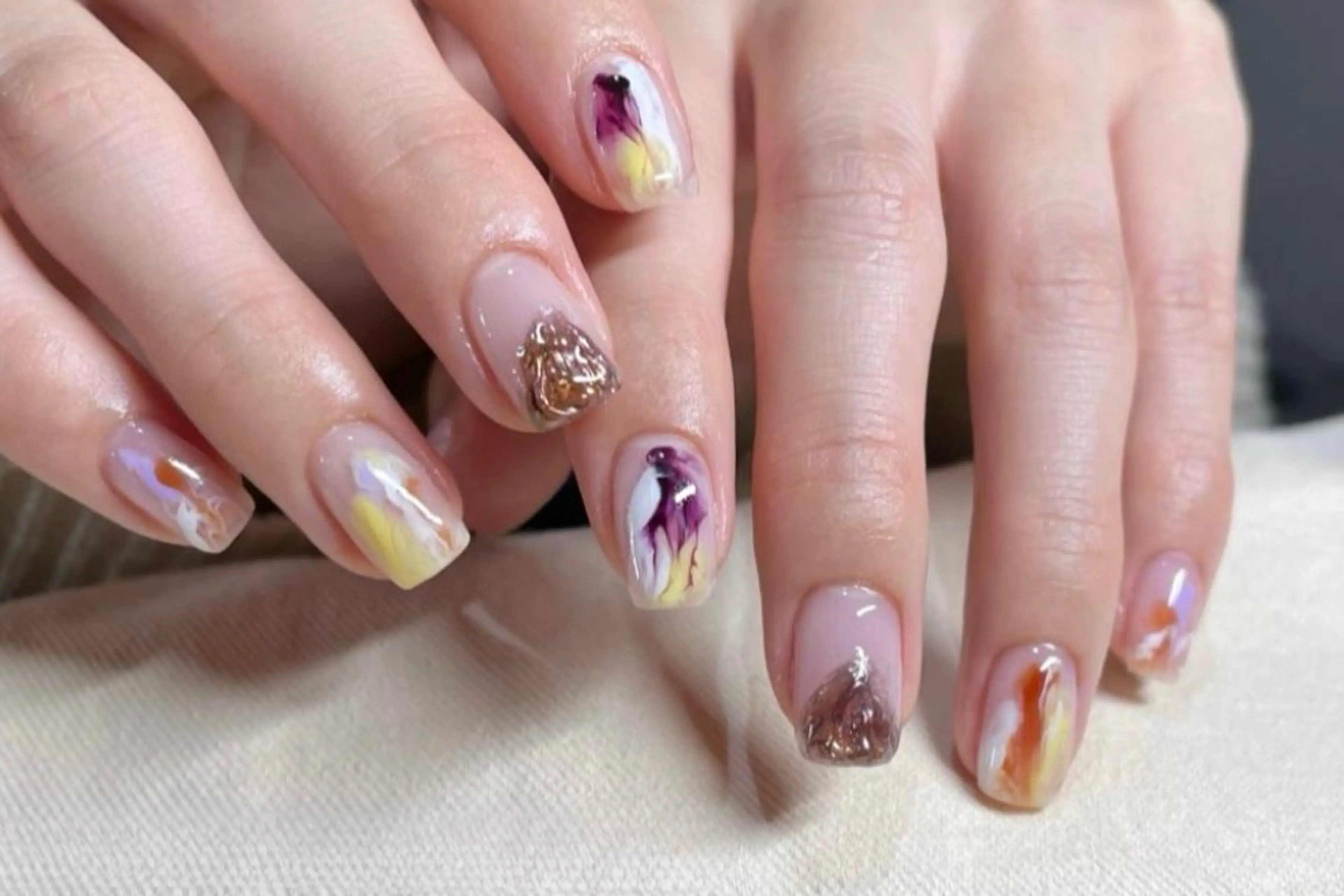 ネイル ハンドネイル eye and nail ビジュゥ　石橋阪大前店所属・ビジュゥ石橋阪大前店 💅mayuちゃんのネイルデザイン