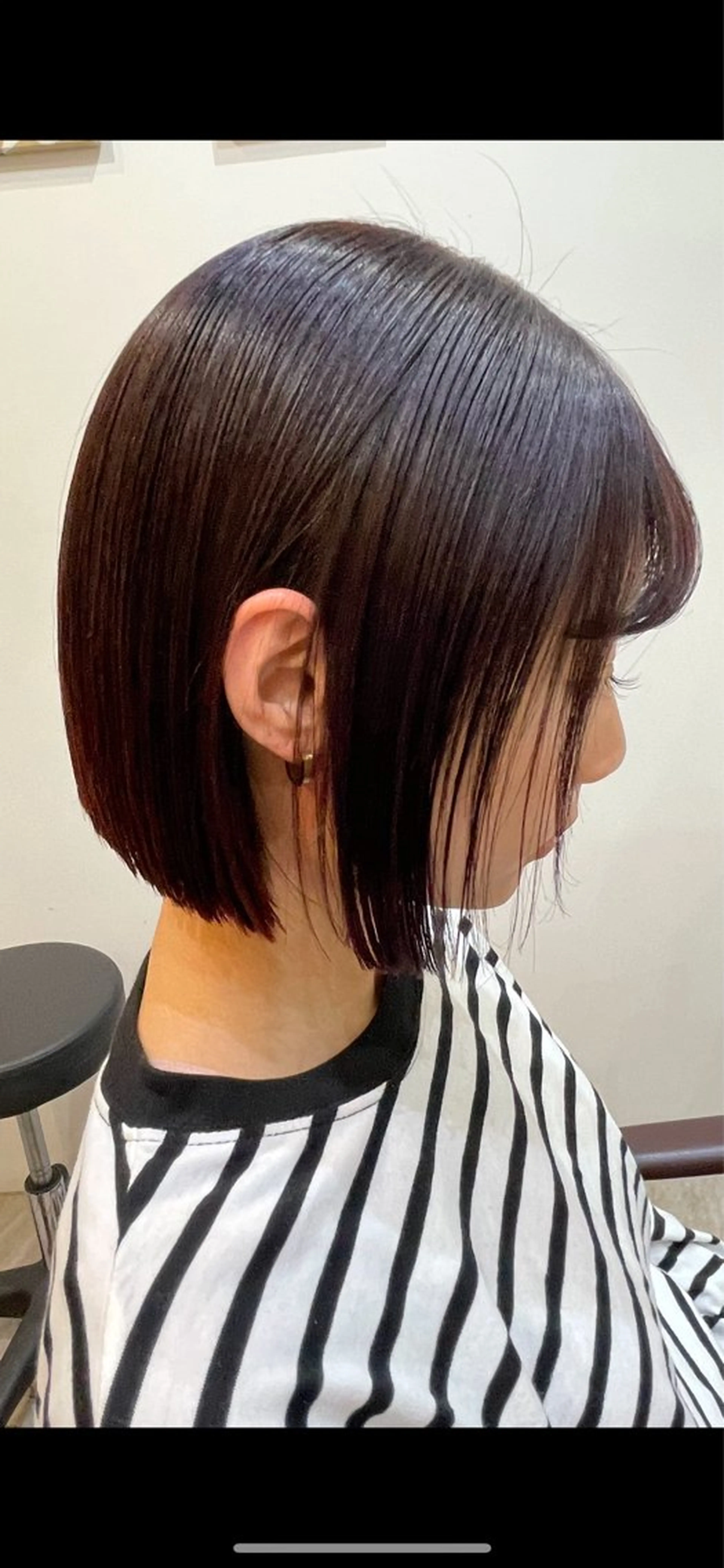 ミディアム ボブ 赤味消しcolor 🌿🤍Ayaのヘアスタイル