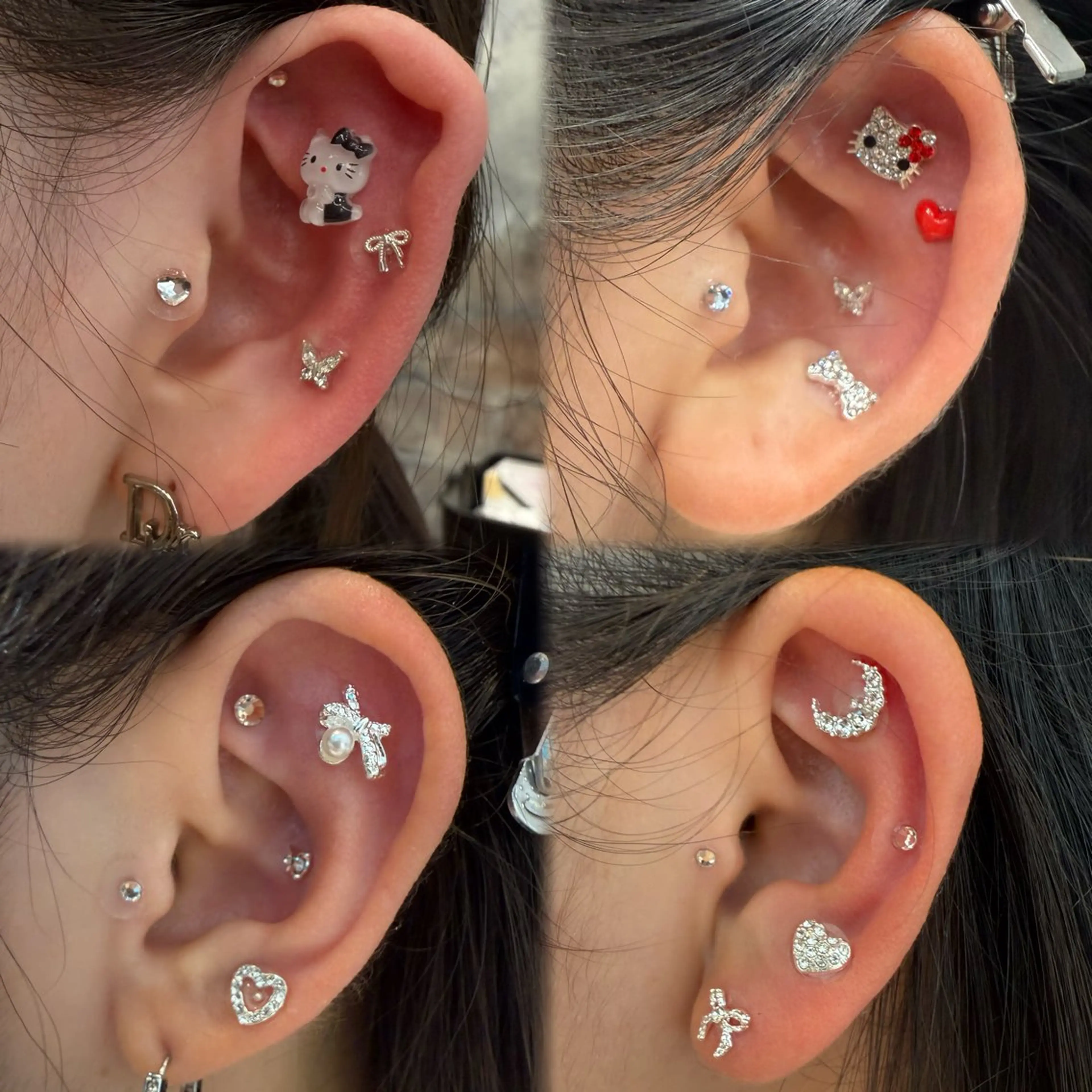 人気No.1🥇耳つぼジュエリー👂🏻💎 10粒(片耳5粒)の写真