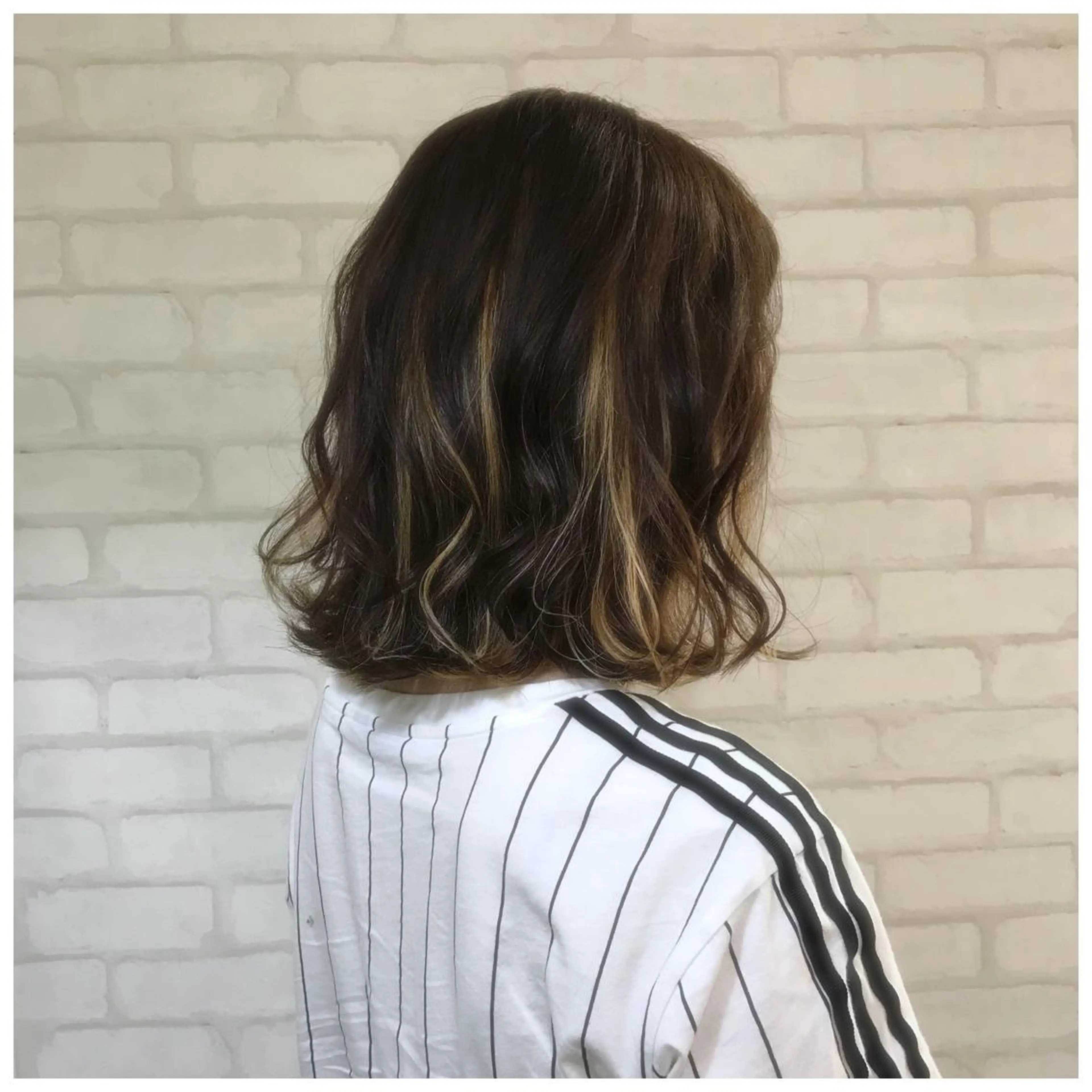 ミディアム カラー hair-do所属・hair・do ✂︎　原口 侑大のヘアスタイル