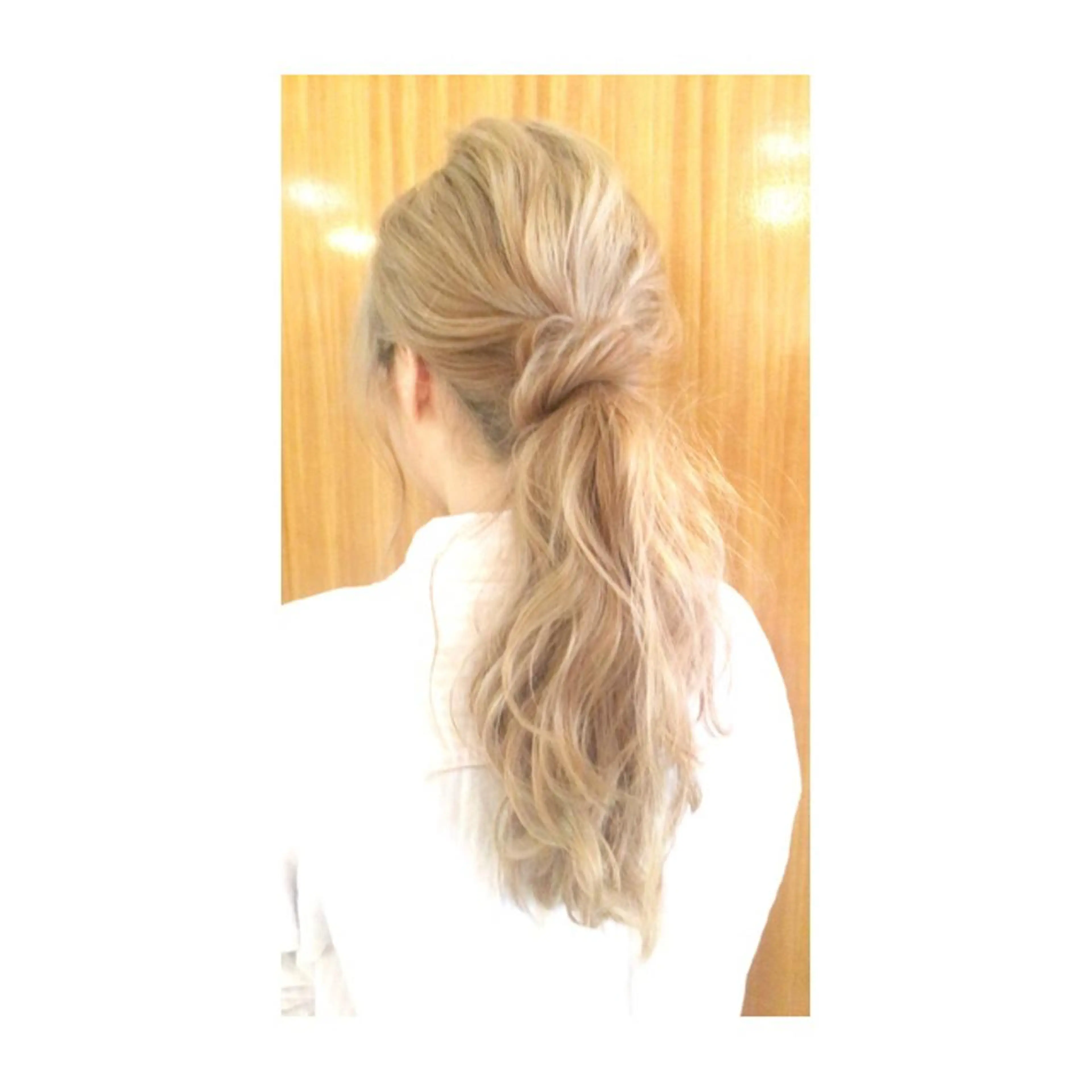 ロング ヘアアレンジ 簡単アレンジ 清水 まなのマツエク・マツパデザイン