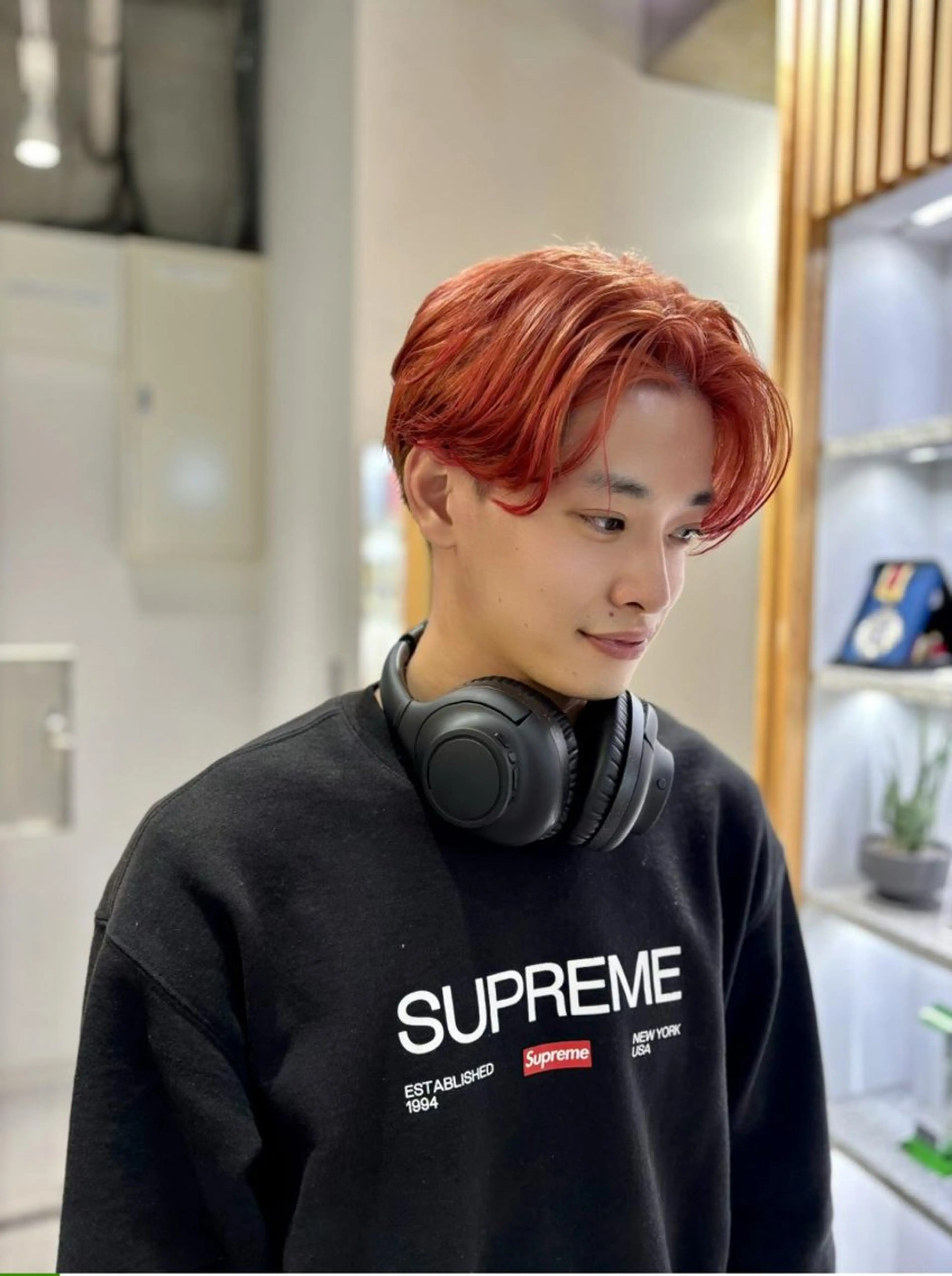ミディアム メンズ カット ヘアカラー メンズ＆スパ特化 takumiのヘアスタイル