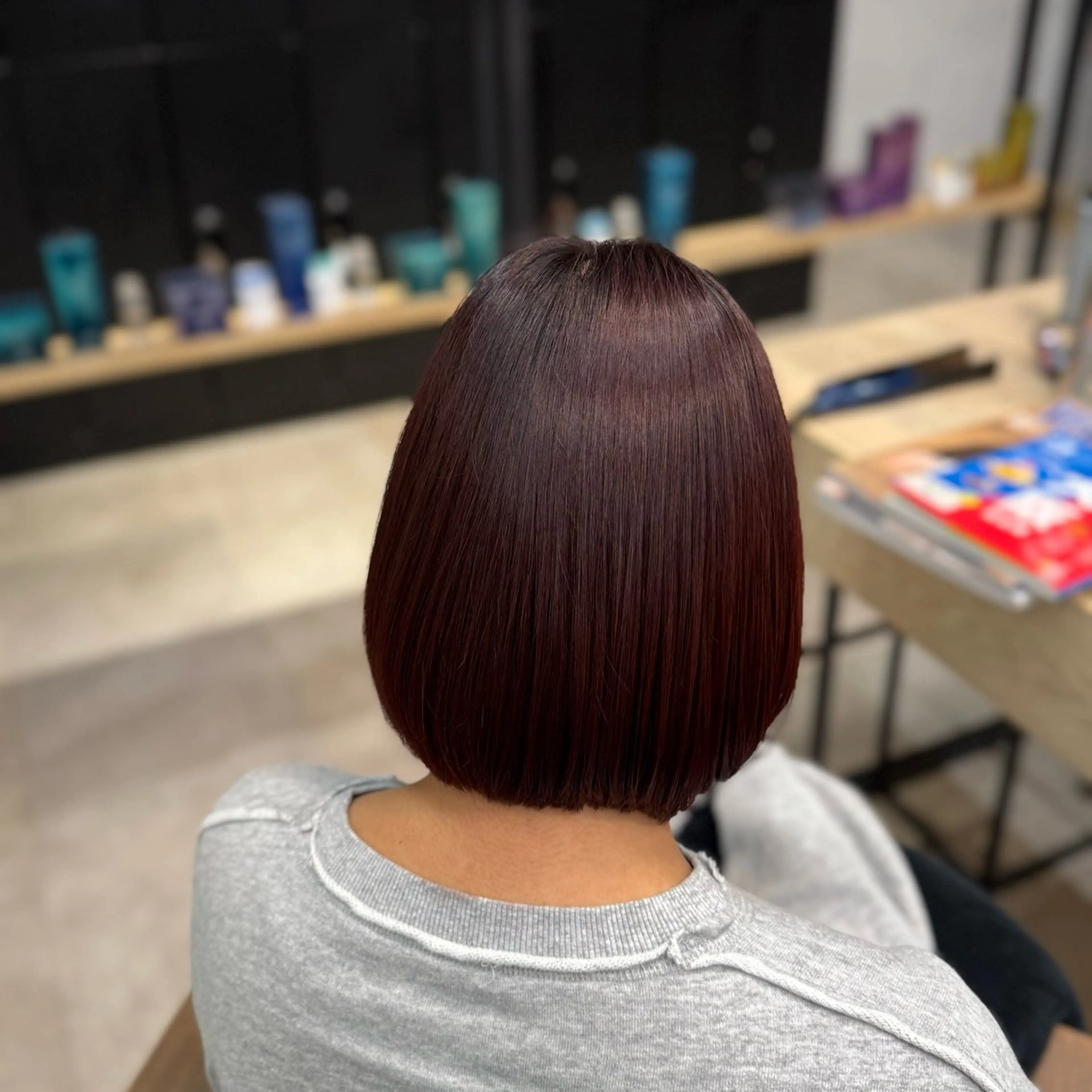 ショート ヘアカラー トリートメント asumi:ブリーチ /カラー/アレンジのヘアスタイル