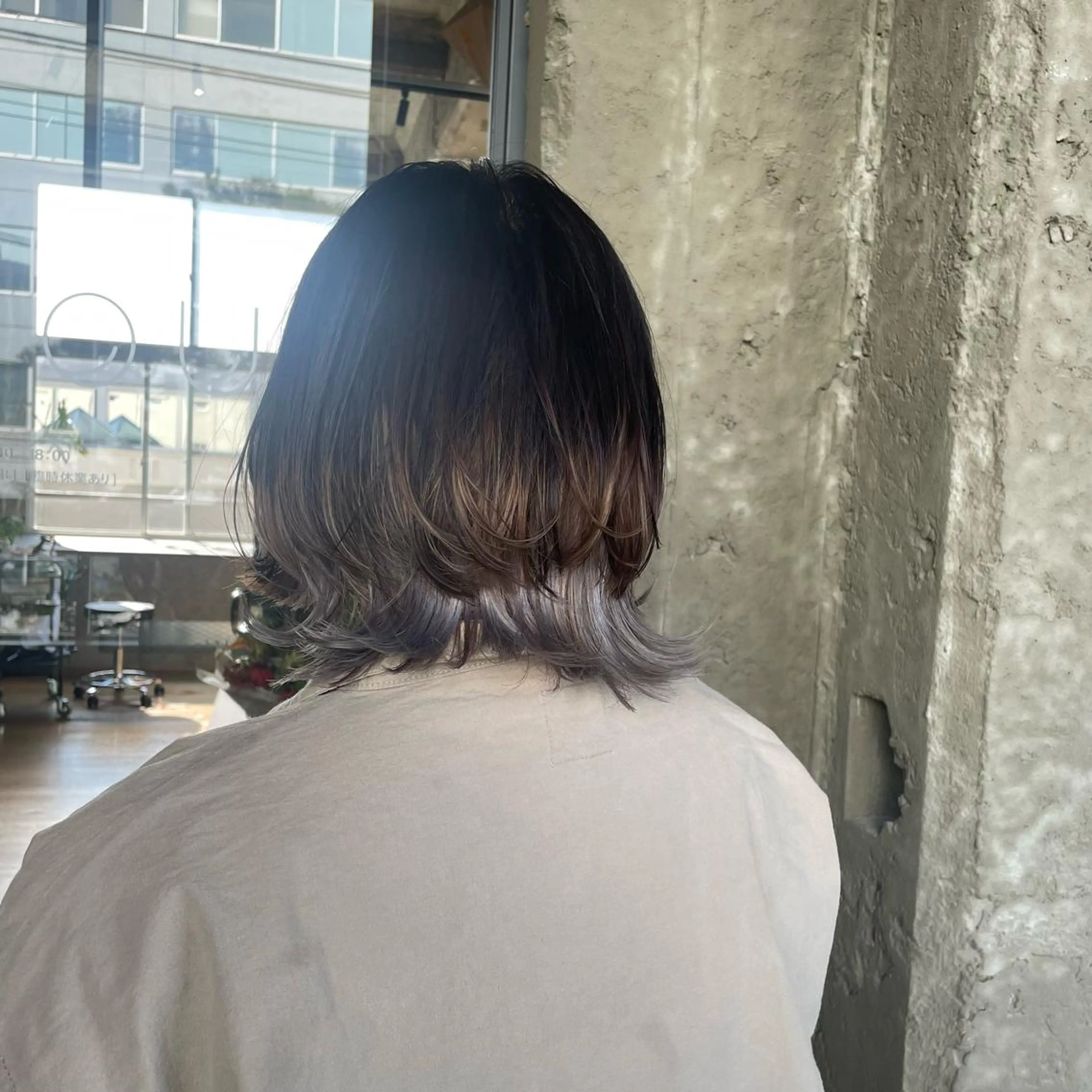 ミディアム カット SOU所属・ふるかわ れなのヘアスタイル