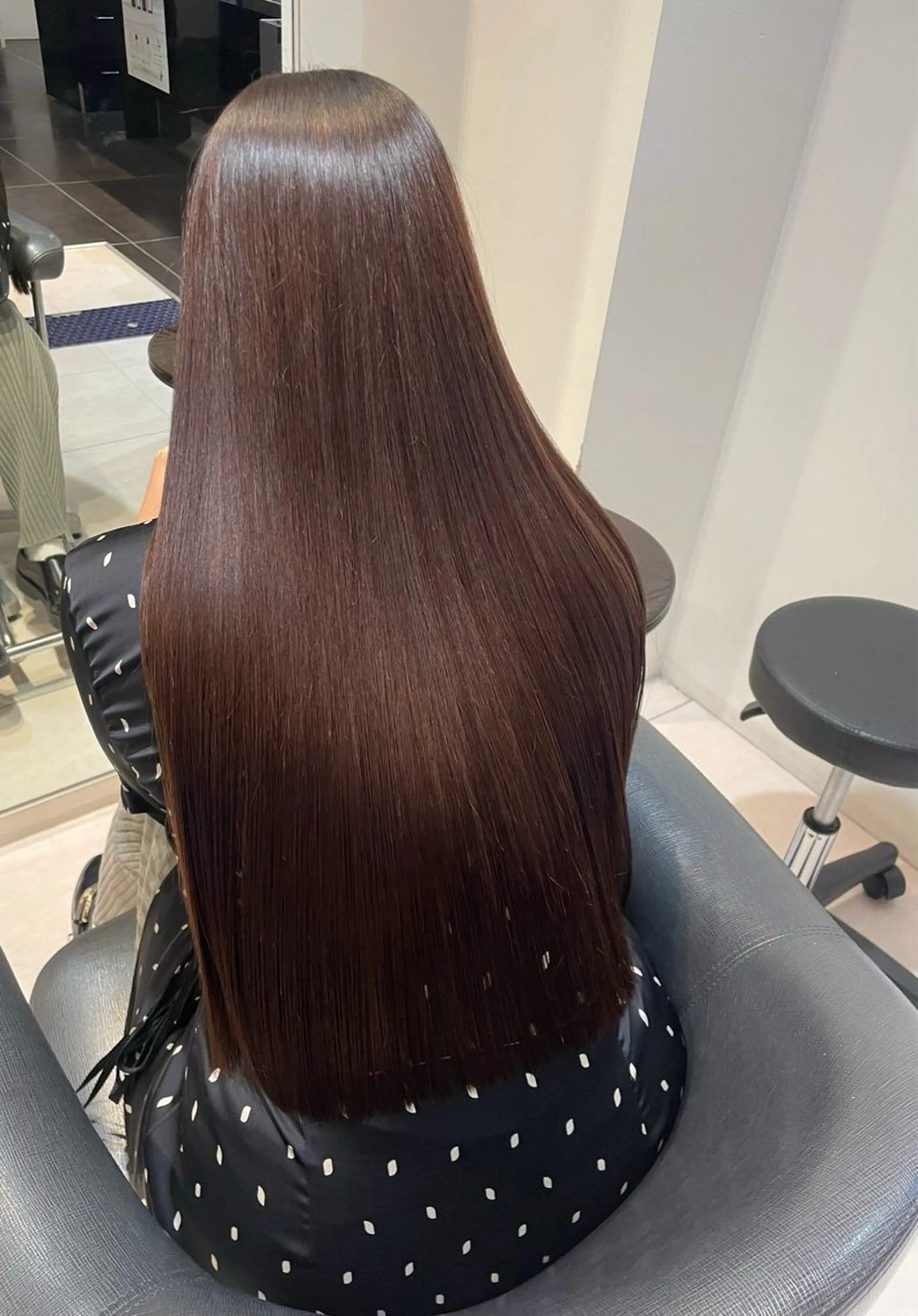 ロング カラー 杉本 奈々美のヘアスタイル