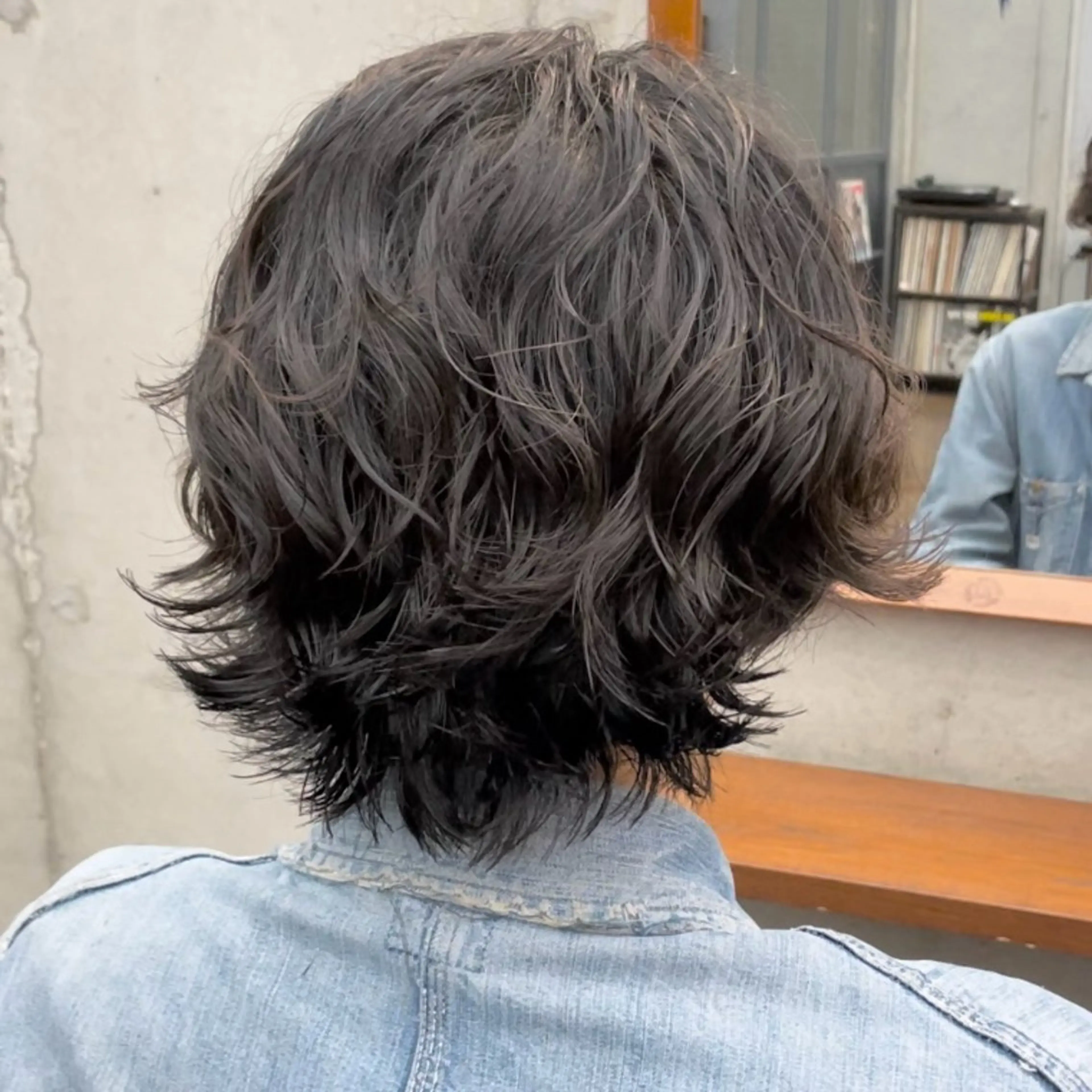 ショート パーマ メンズ メンズパーマ メンズウルフカット ショートヘア ウルフカット カット パーマ ✂︎ウルフ・ショート ✂︎MIKUNIのヘアスタイル