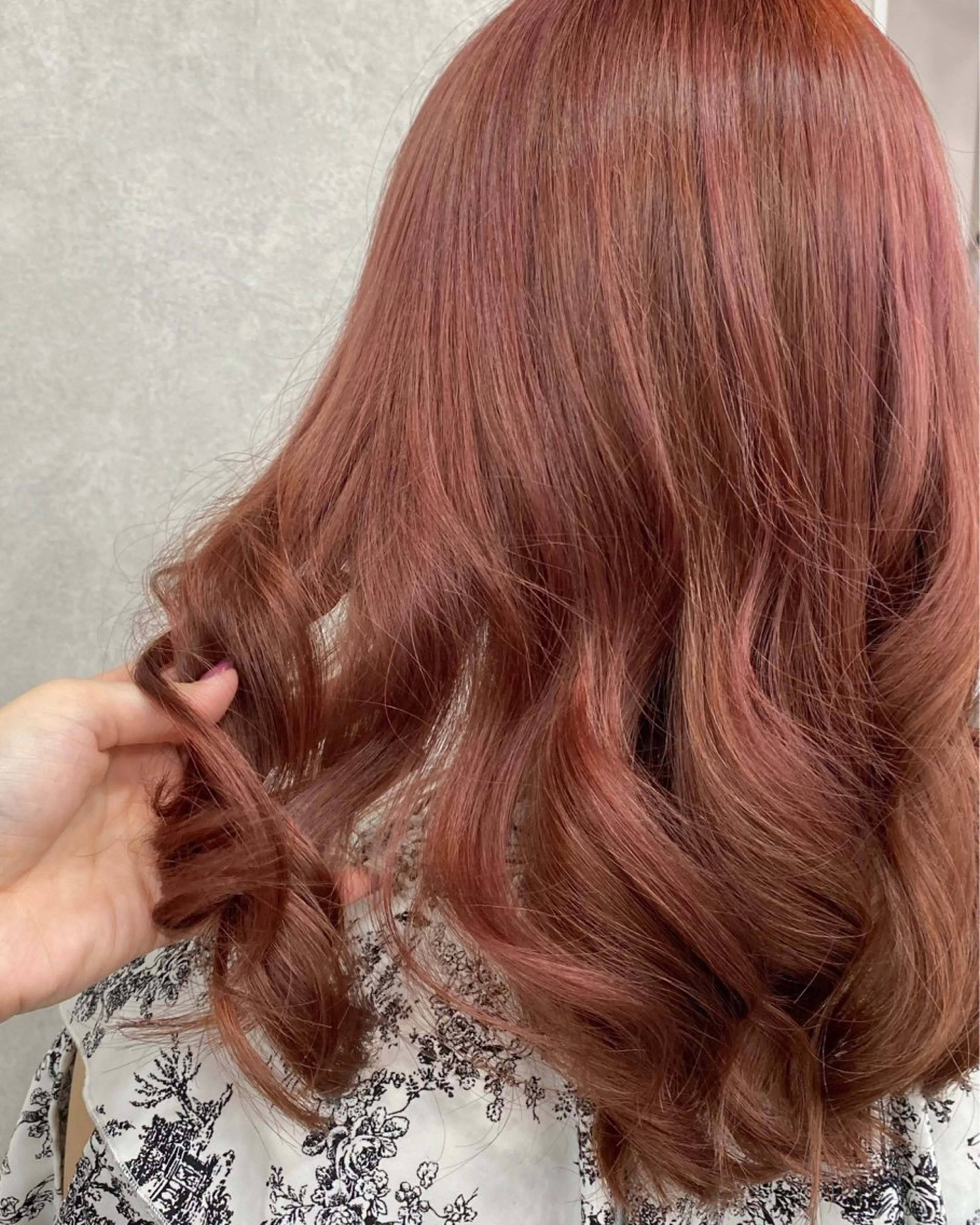 ロング ヘアカラー トリートメント ヘッドスパ 🩶西 雪乃/透明感 🫧/赤み消し✨🩶のヘアスタイル