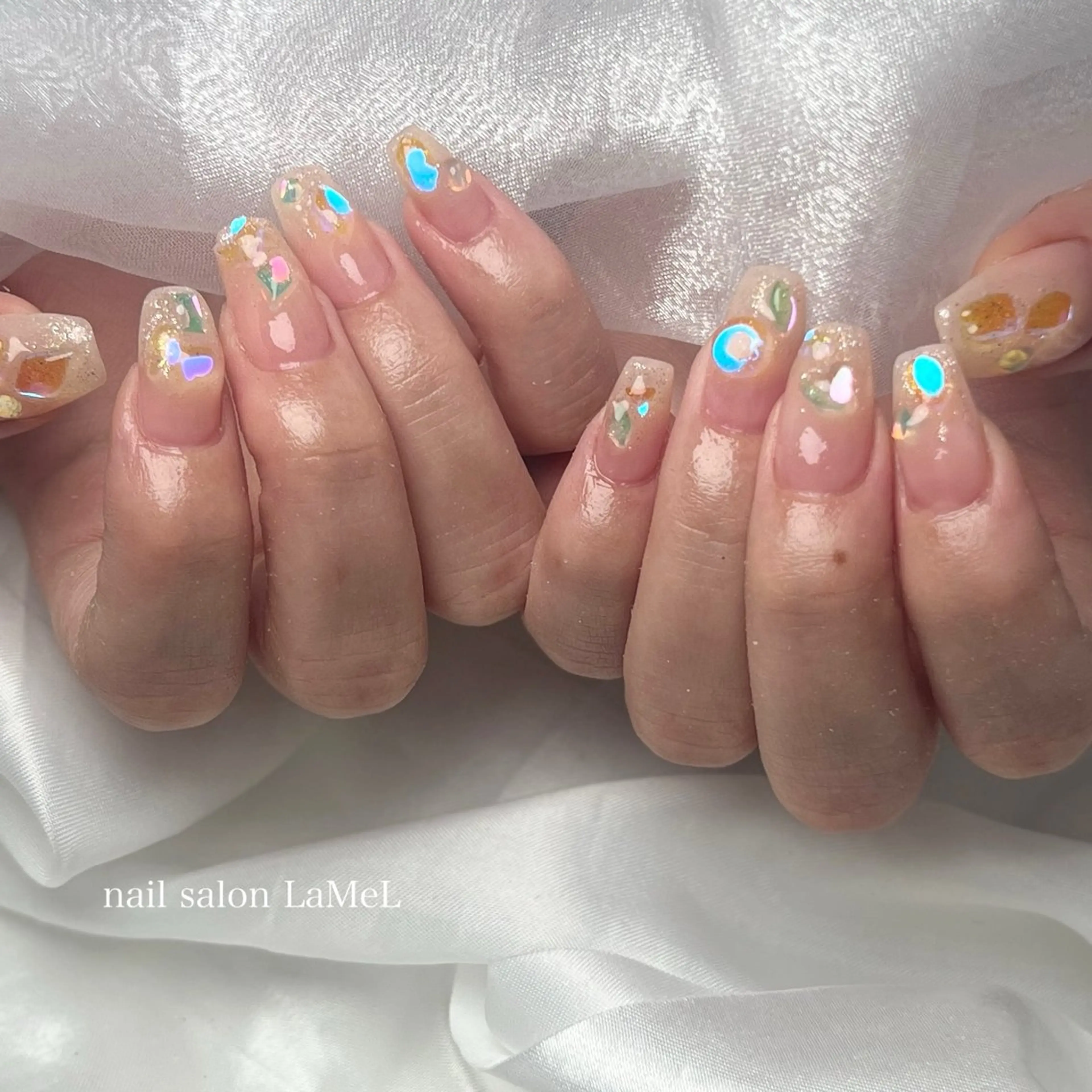 ネイル ハンドネイル 【nailsalon LaMeL】岡崎のネイルデザイン