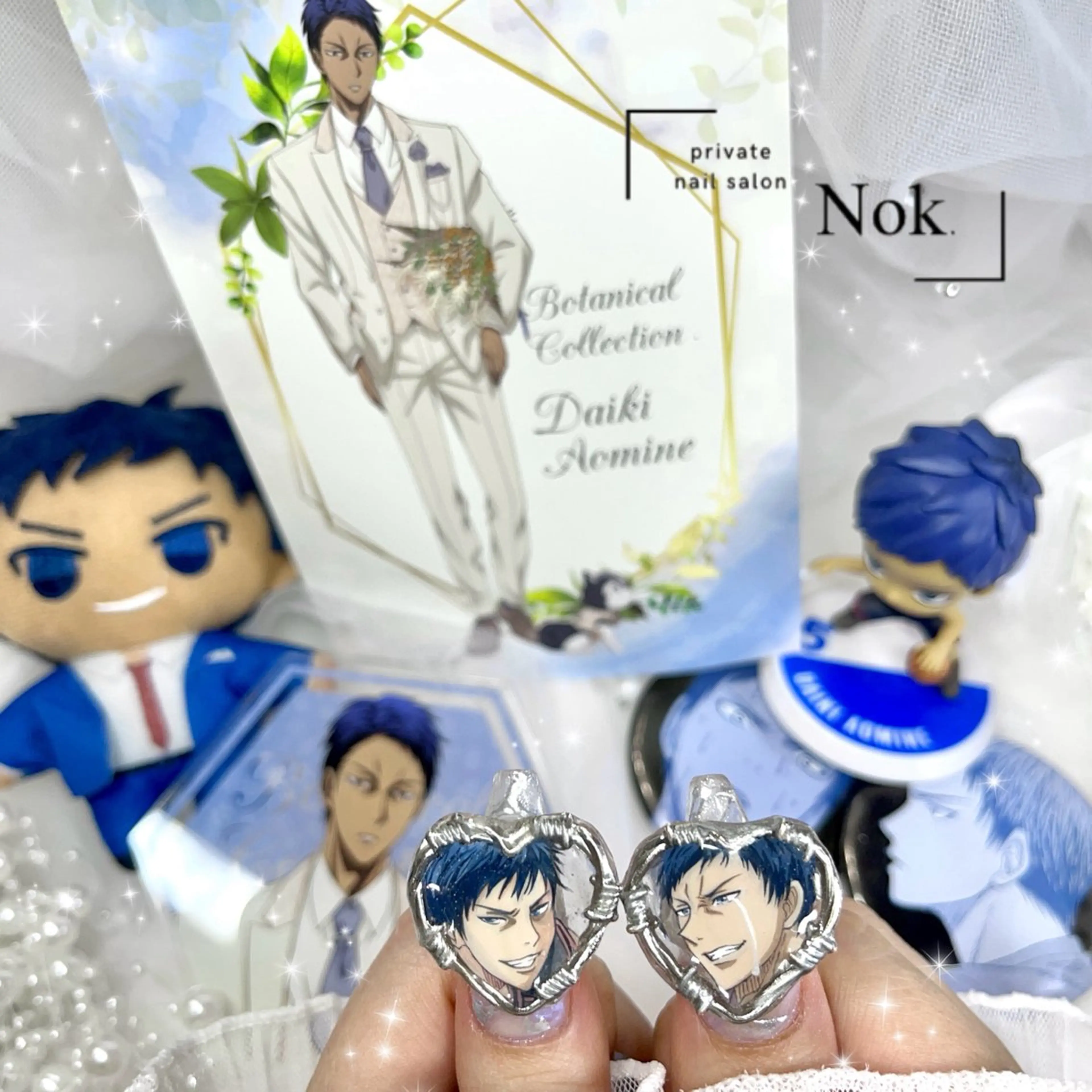 ネイル ハート ハンドネイル 池袋痛ネイル Nok. 渡辺のネイルデザイン