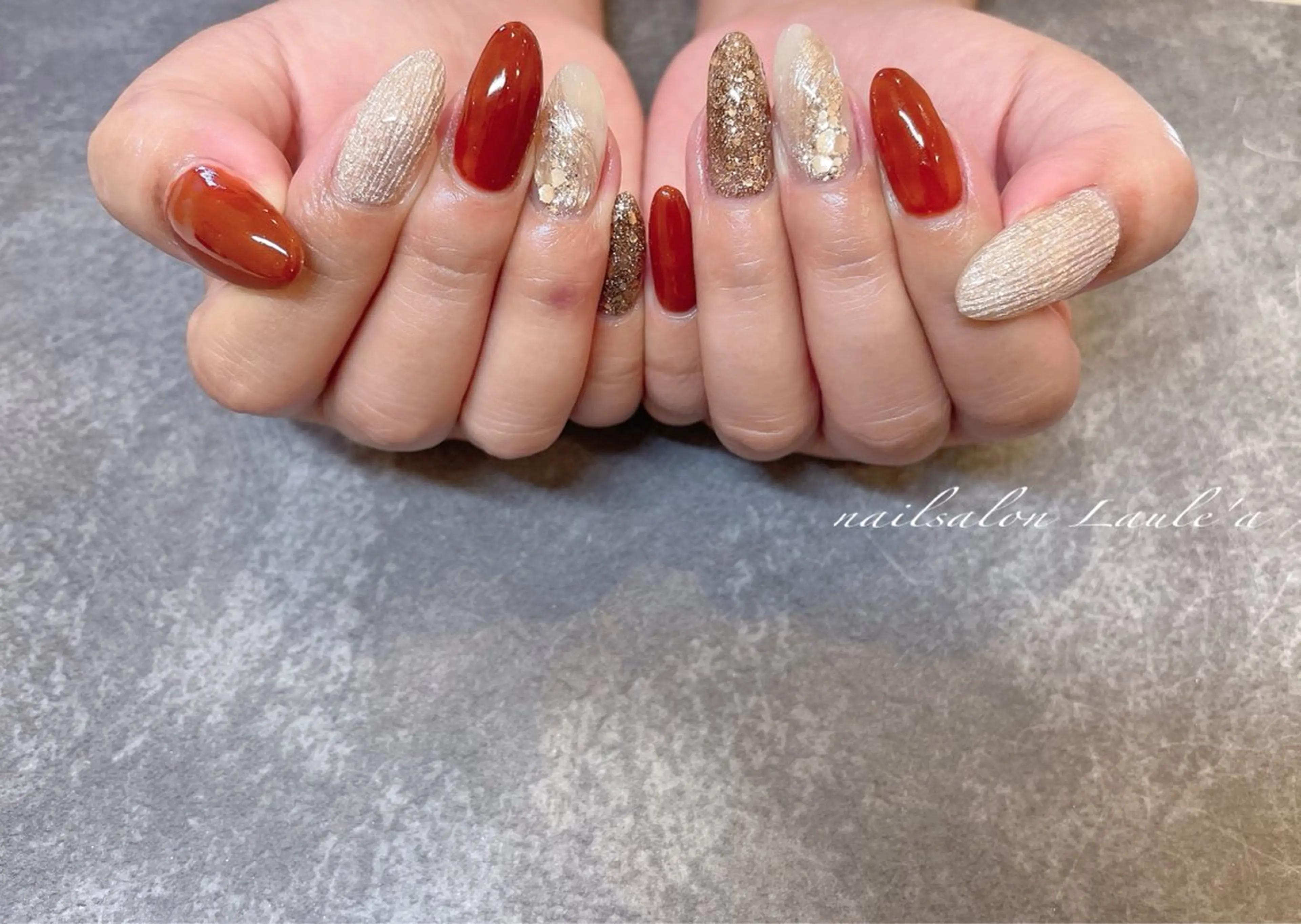ネイル ハンドネイル nailsalon Laule'aのネイルデザイン