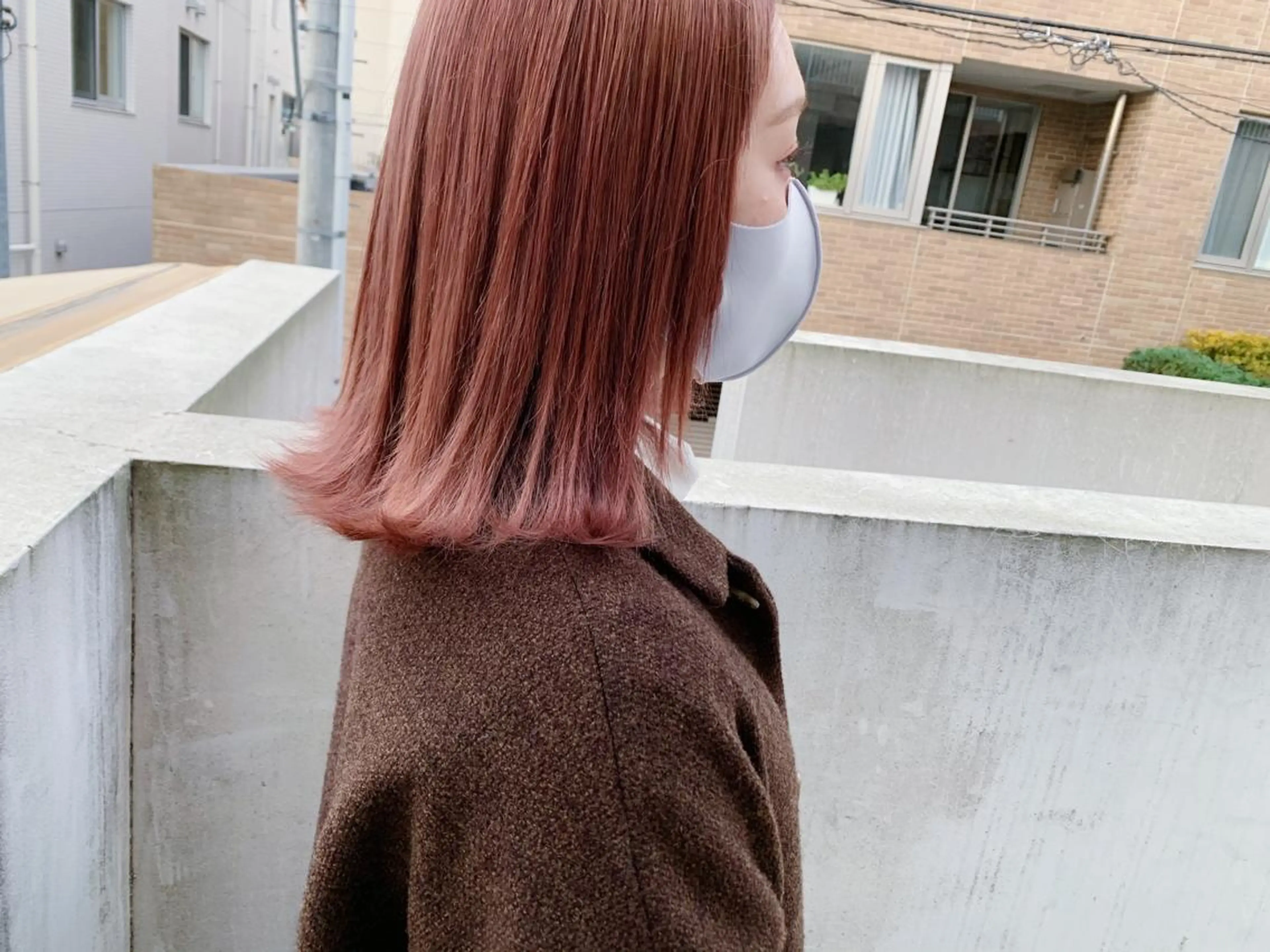 ミディアム カラー ヘアカラー トリートメント タカハシ ハヤトのヘアスタイル