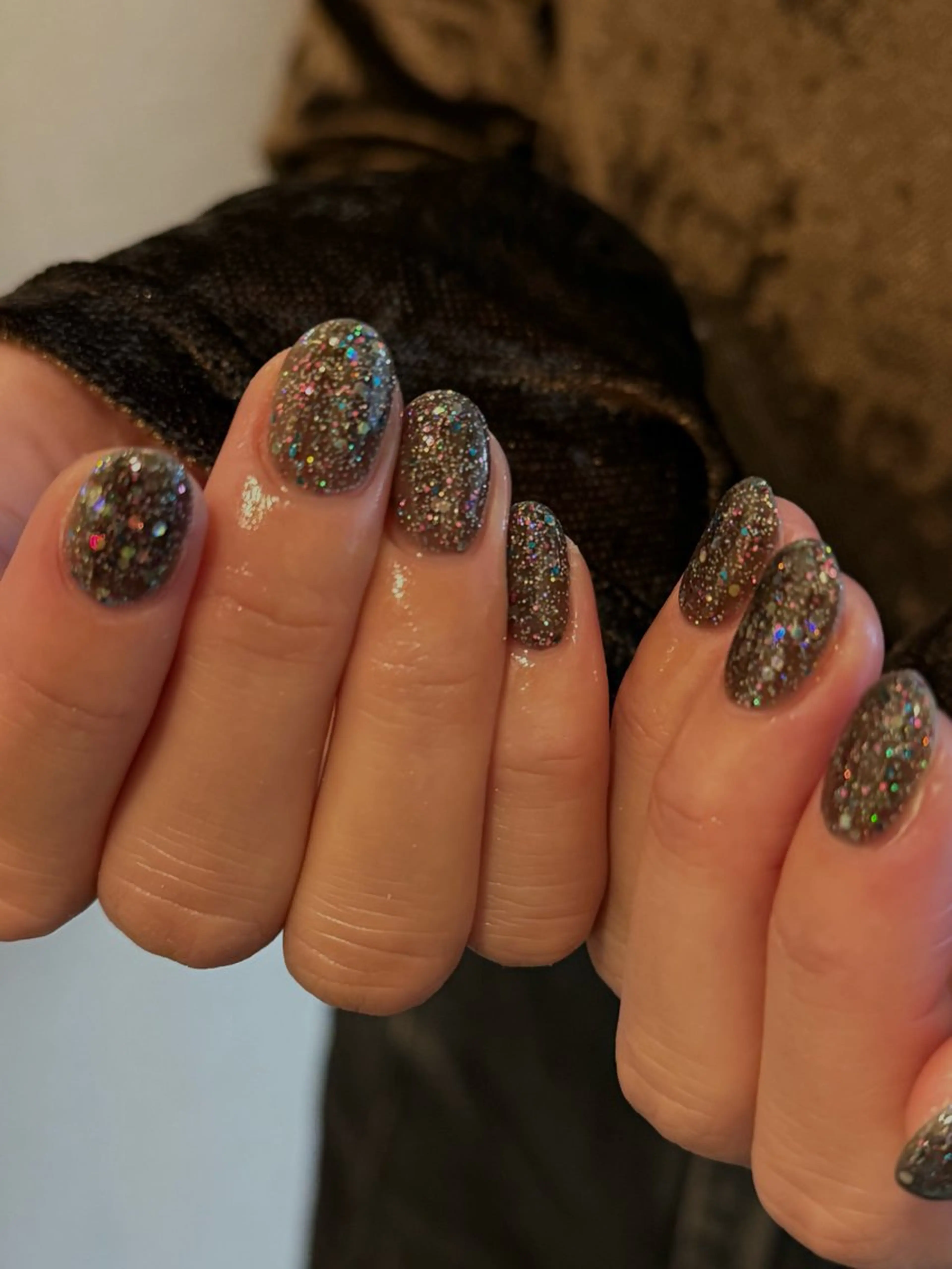 ネイル 冬ネイル クリスマス ハンドネイル Black sheep.所属・Fujimori .のネイルデザイン