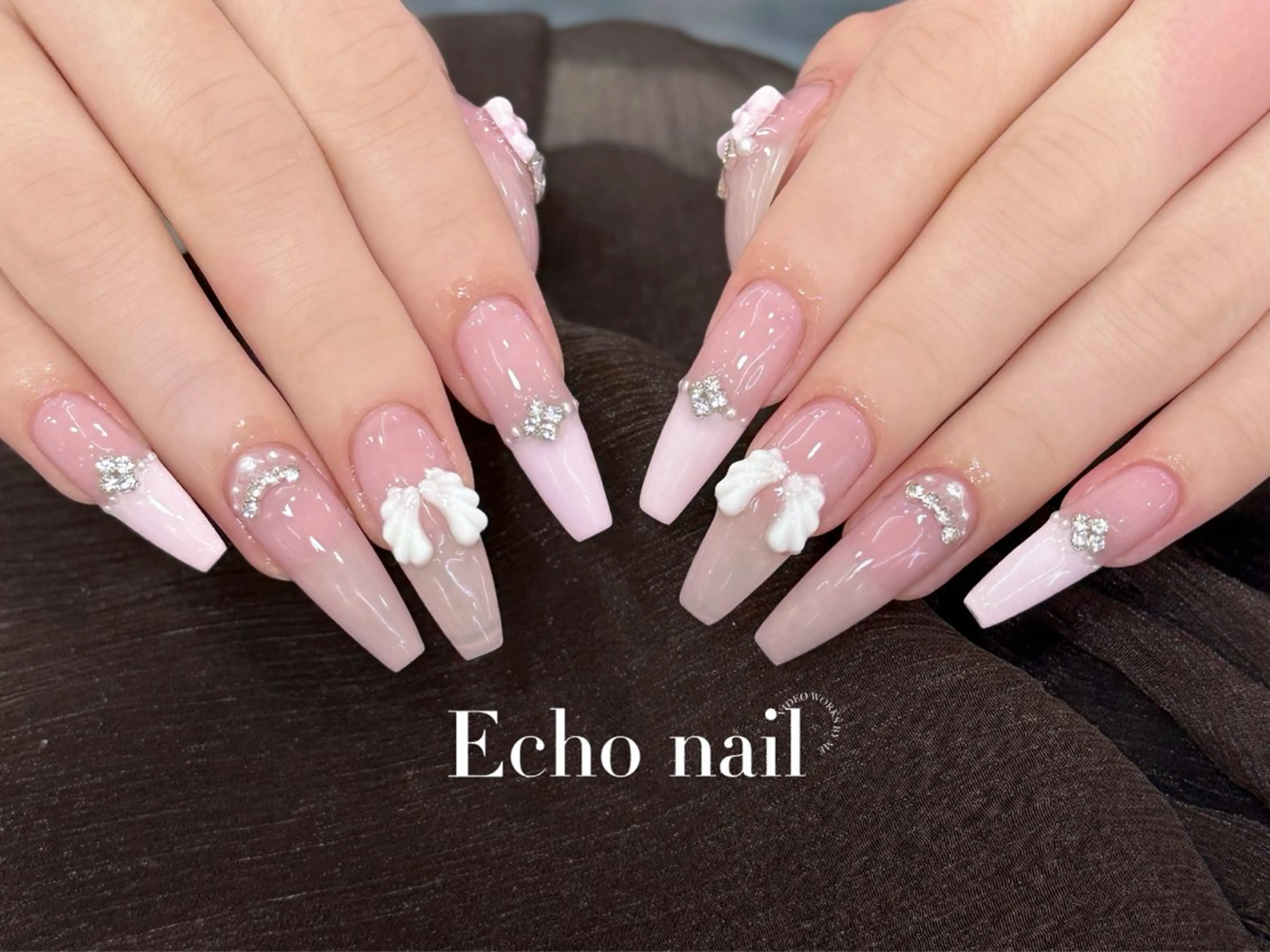 ネイル フレンチネイル 持ち込み ワンホンネイル ハンドネイル Echo Nail Salonのネイルデザイン