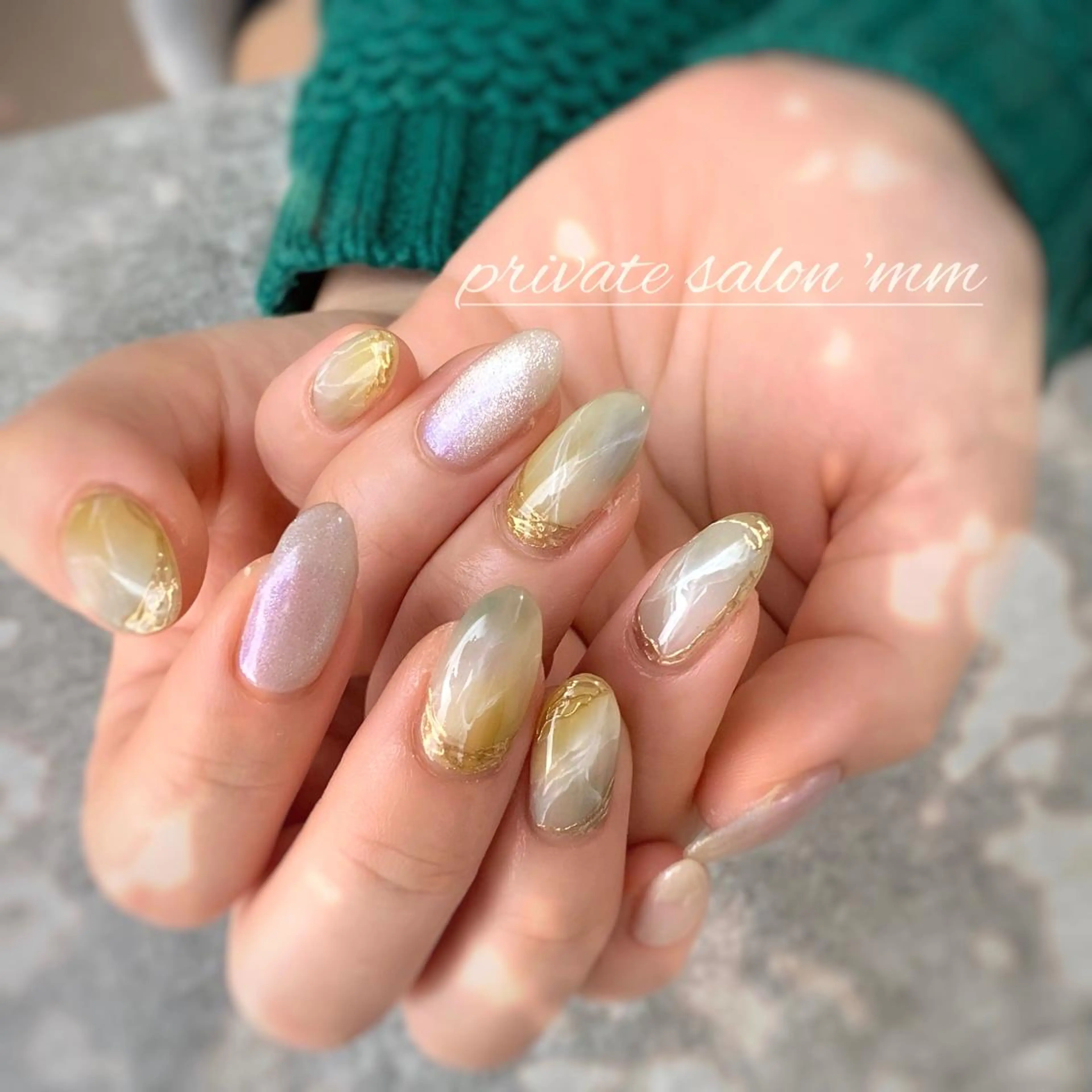 ネイル 'mm所属・'mm  (ミリ) ＭＡＮＡＭＩのネイルデザイン