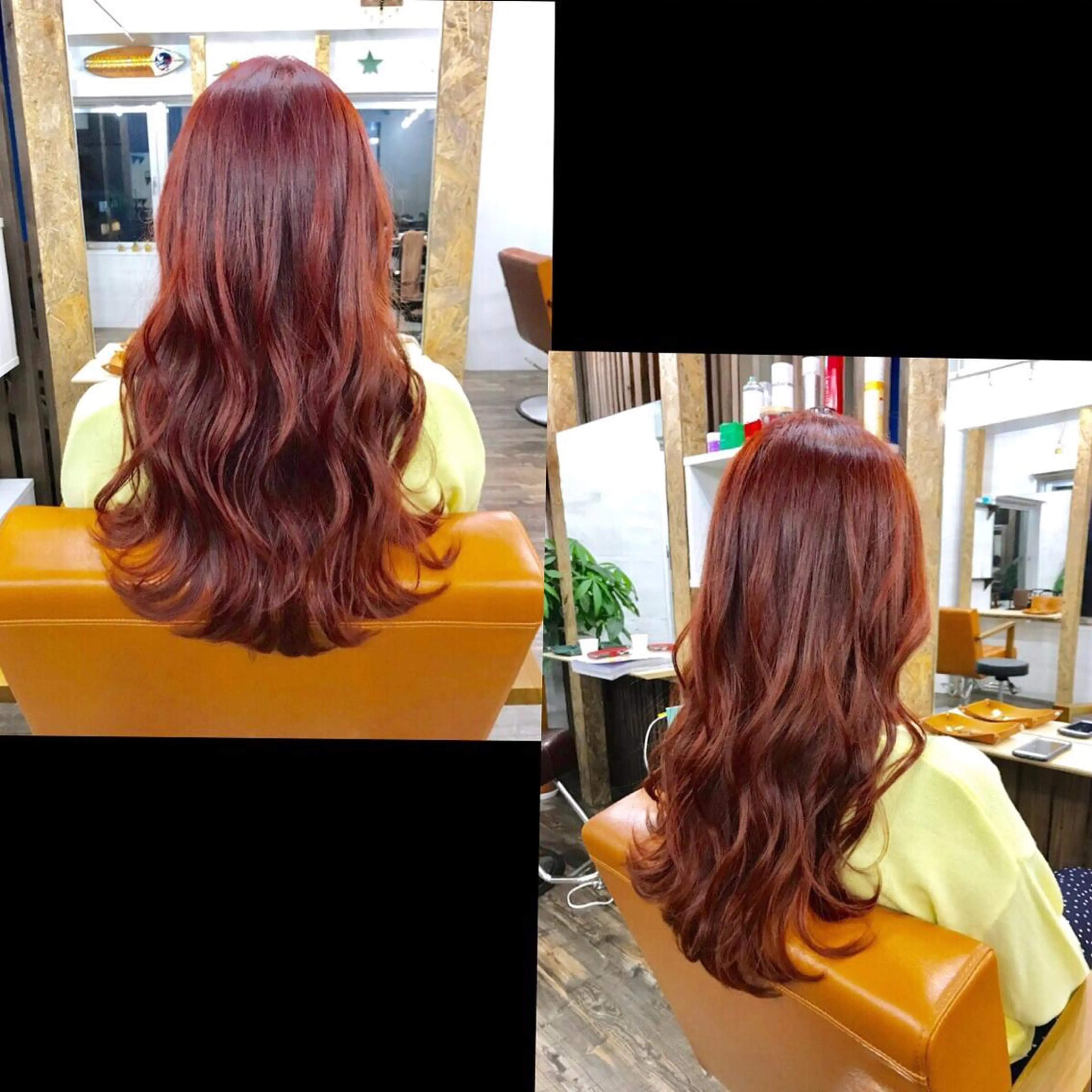 セミロング カラー ヘアカラー ✯カラー&編み込み エクステ✯池田智博✯のヘアスタイル