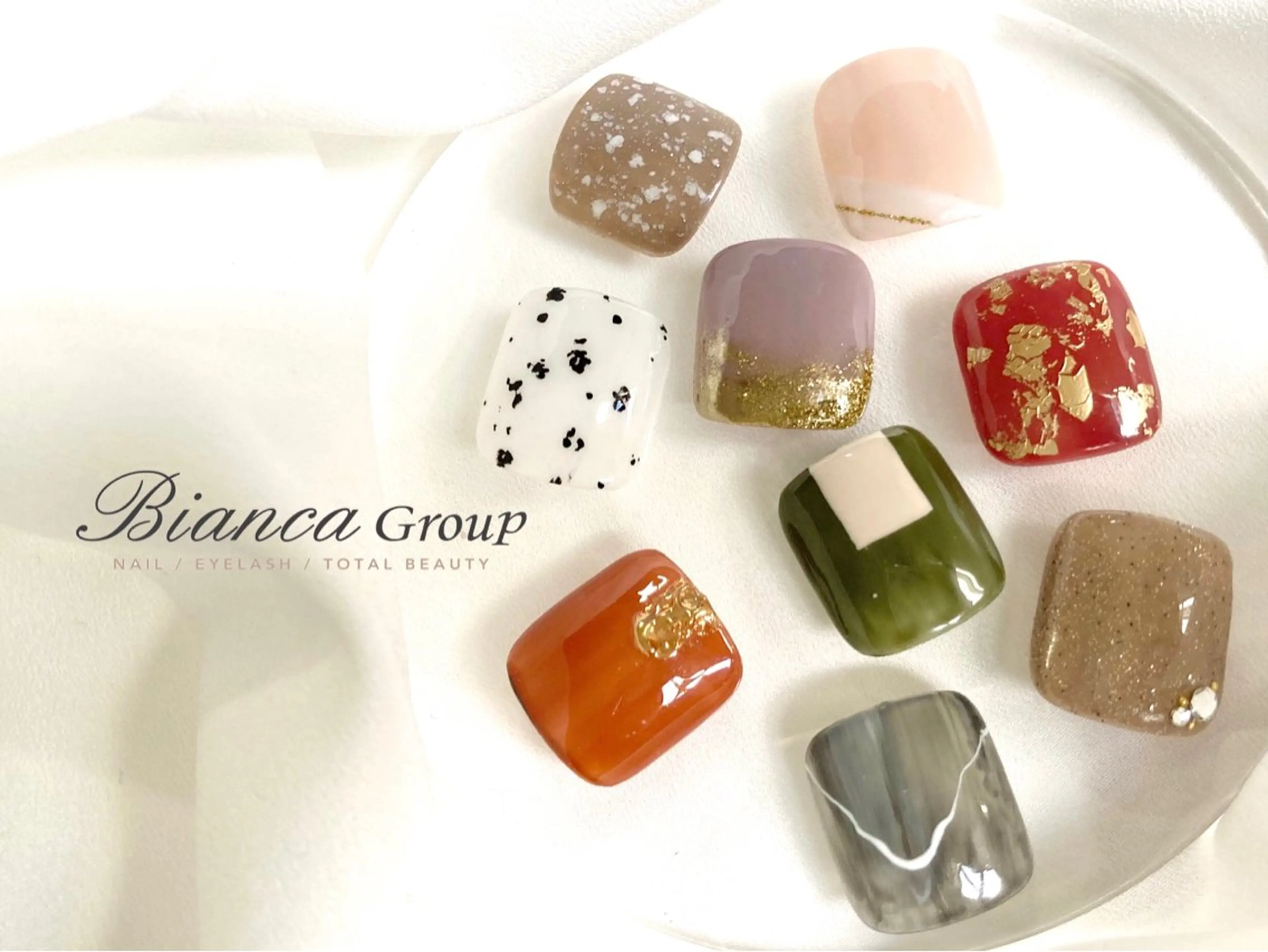 ネイル アートネイル フットネイル フレンチネイル ジェルネイル グラデーション Bianca市ヶ谷店 Aiuraのネイルデザイン