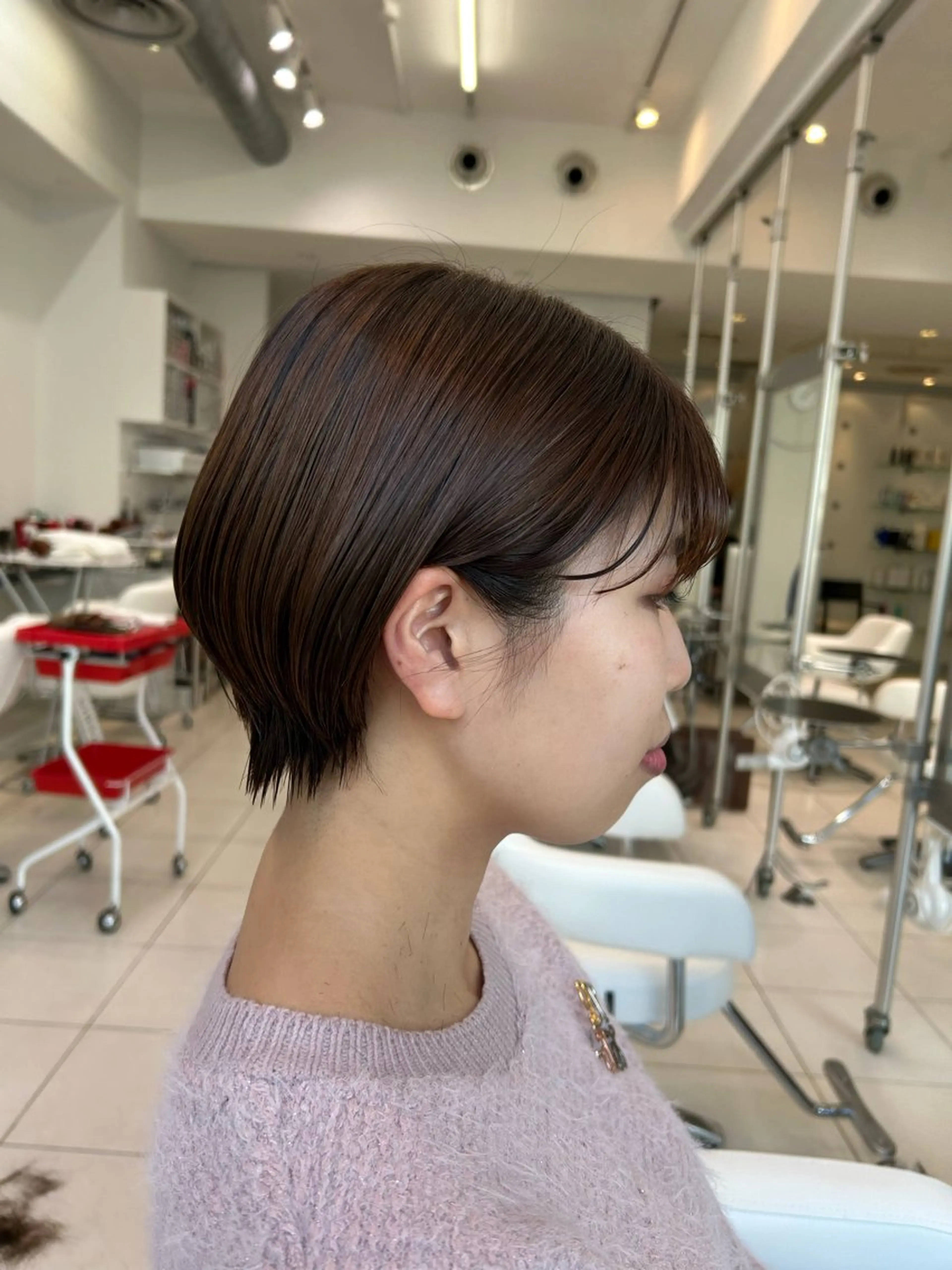 ショート RENJISHI  omotesando所属・🌈🧡ヤマダ ヒロナ🌈🧡のヘアスタイル