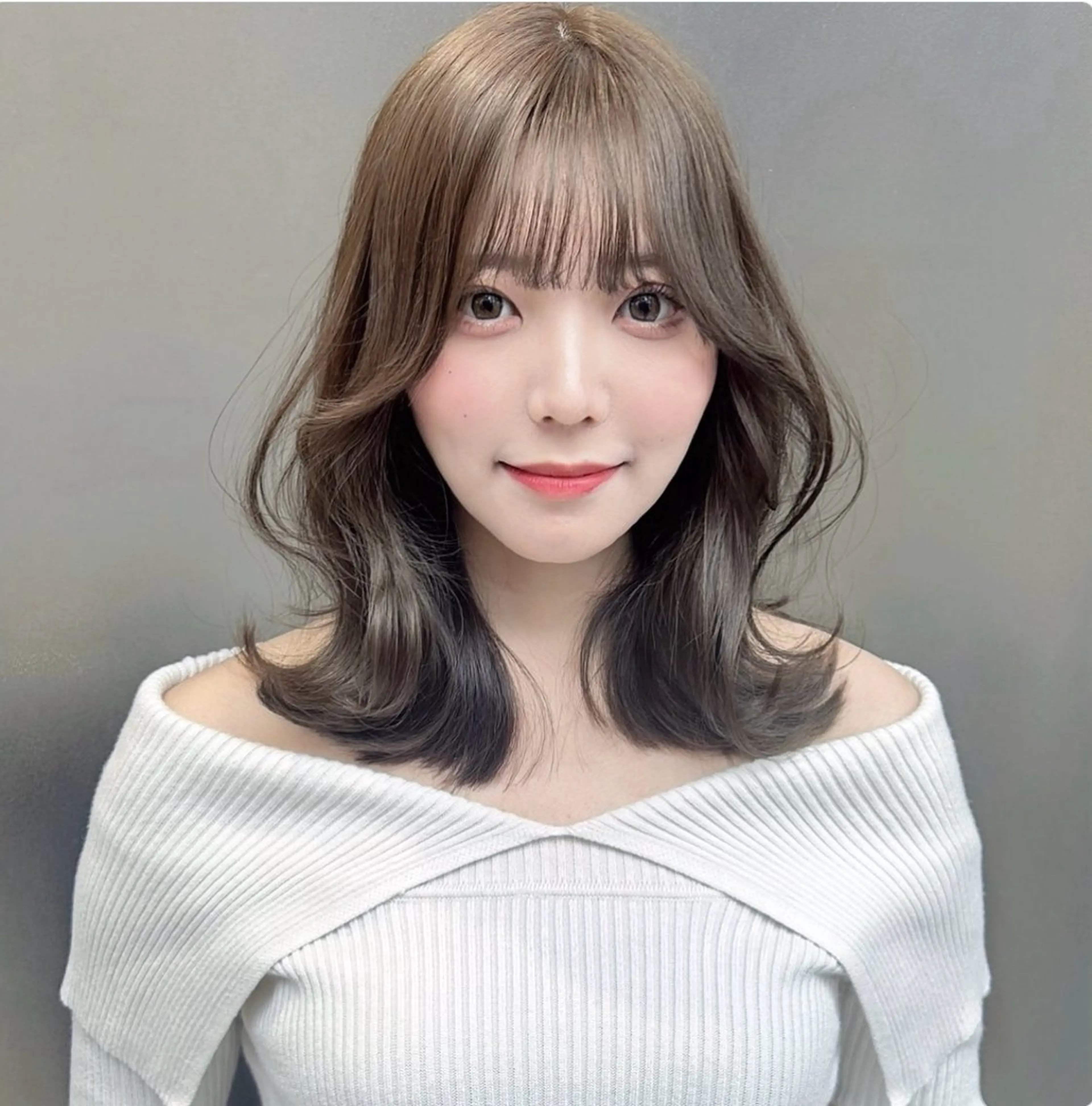 ミディアム ミディアムレイヤー レイヤーカット カット ヘアカラー トリートメント ヘアセット weg 難波所属・メンズカット✨ メンズパーマ聖陽のヘアスタイル
