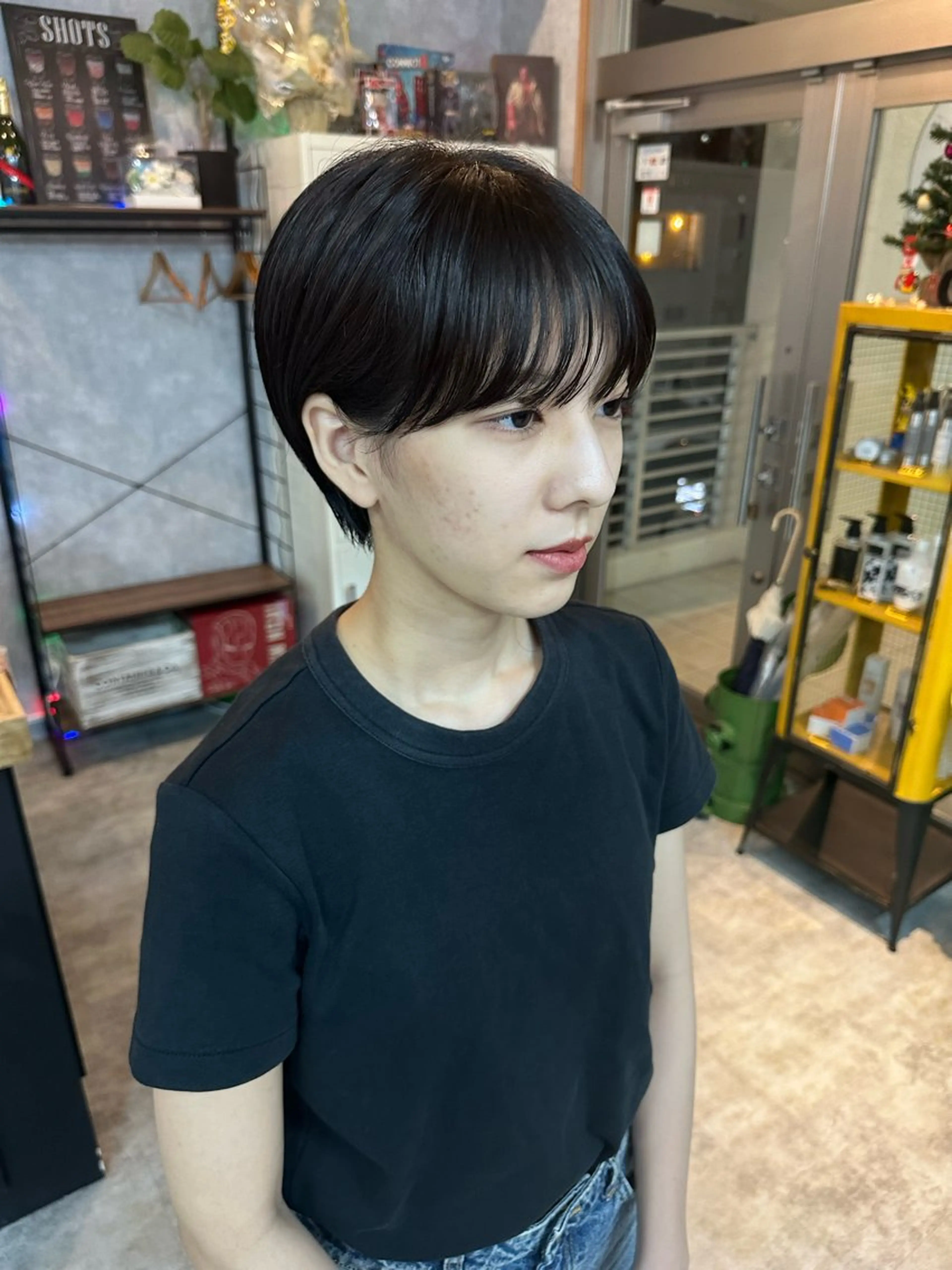 ショート 切りっぱなしボブ ショートボブ ハンサムショート 丸みショート ボブ カット ヘアカラー トリートメント C’LD hair  produce /シールドヘア所属・モテ髪/ボブ/ショー ト/アダチフウトのヘアスタイル