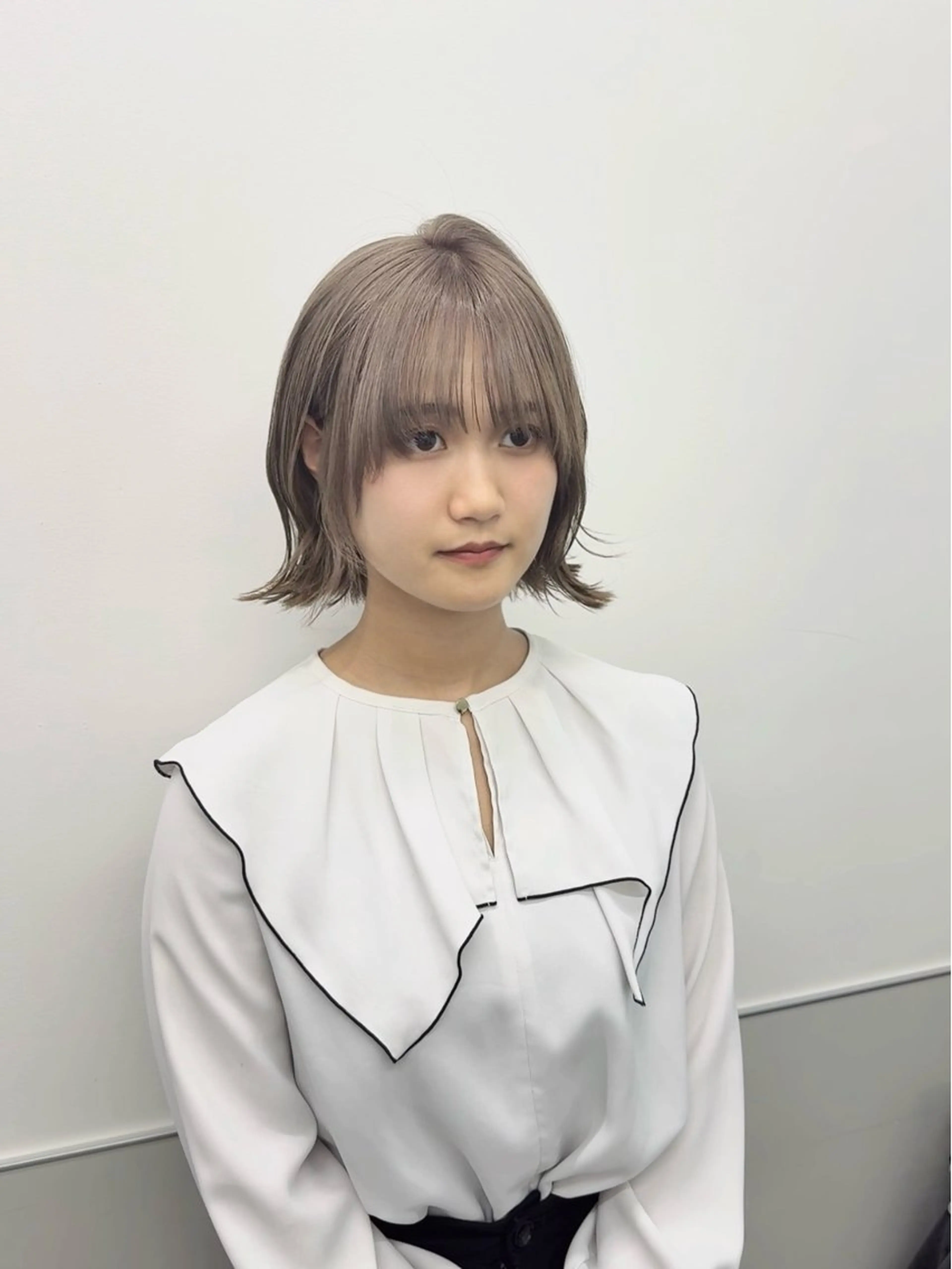 ミディアム カラー 韓国風ヘア レイヤーカット トリートメント ワンホンヘア カット ヘアカラー トリートメント GO TODAY シェアサロン 町田店所属・韓国ヘア🇰🇷 スズキのヘアスタイル