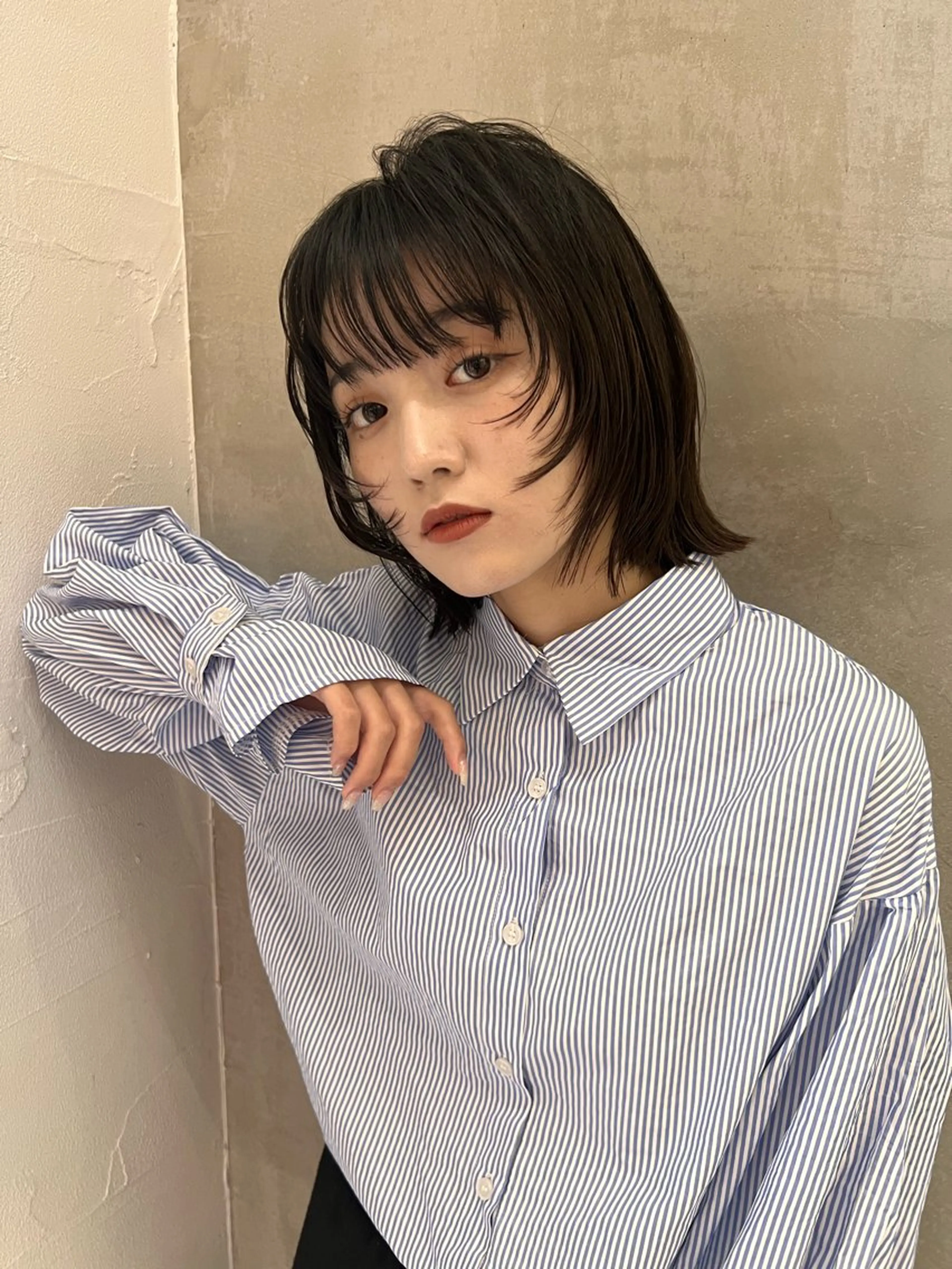 ショート 大瀧菜月 ボブ/艶髪縮毛矯正のヘアスタイル