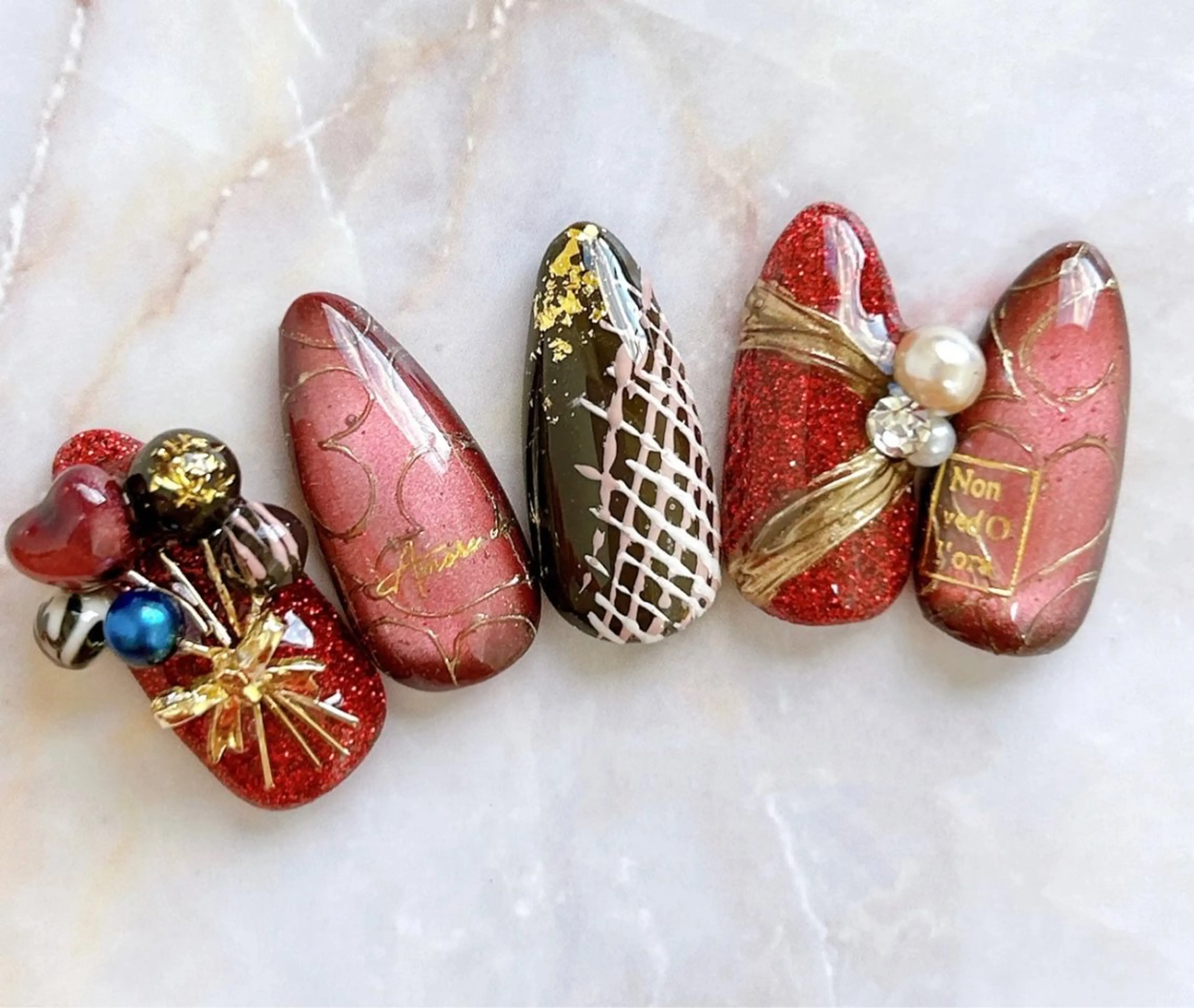 ネイル アートネイル チークネイル 長さ出し フレンチネイル ジェルネイル Y•K美學院(ネイルサロン エステティックサロン)所属・YK Beauty salonのマツエク・マツパデザイン