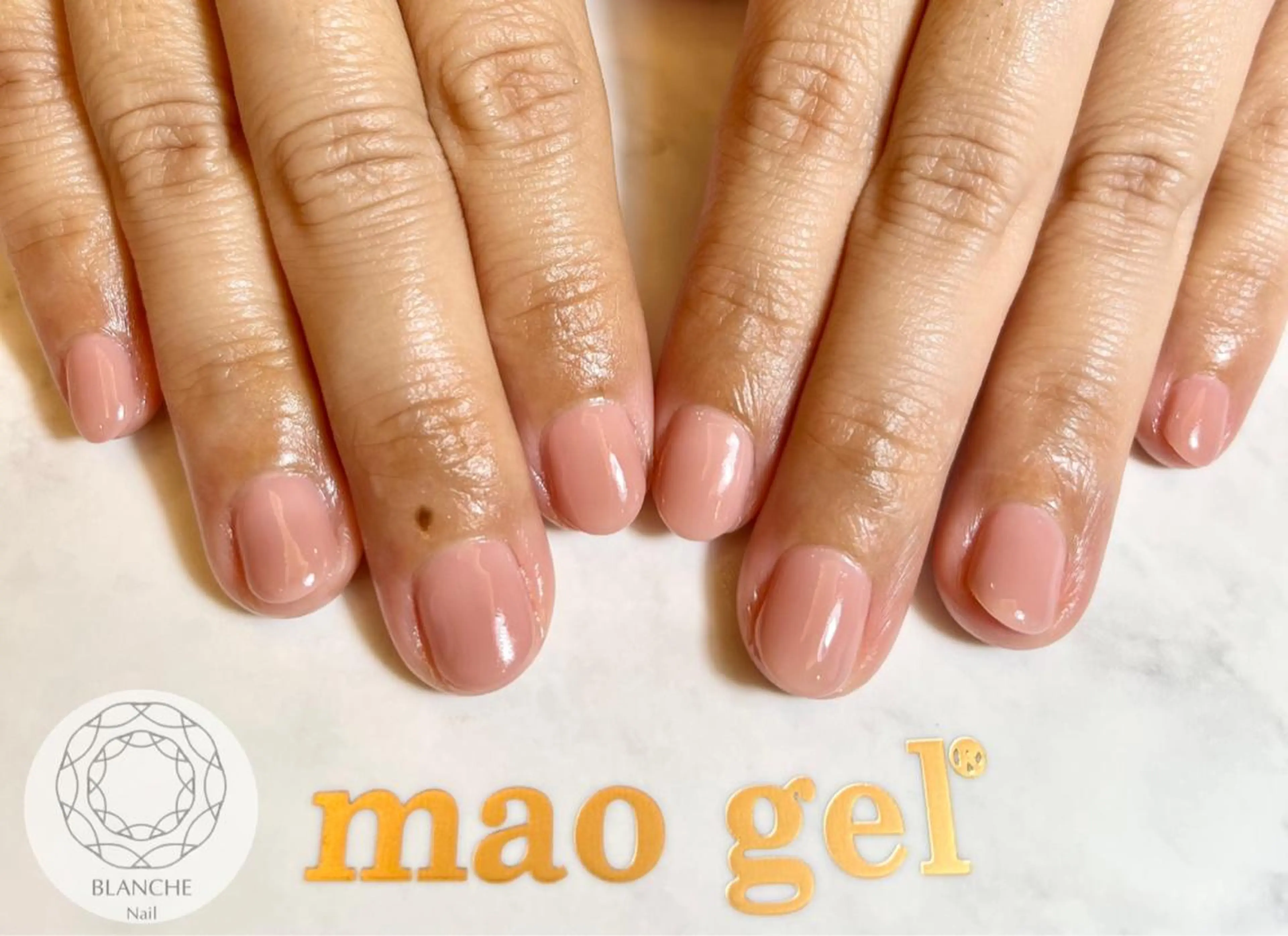 ネイル ジェルネイル オフィスネイル パラジェル ピンク シンプルネイル BLANCHE Nailのネイルデザイン